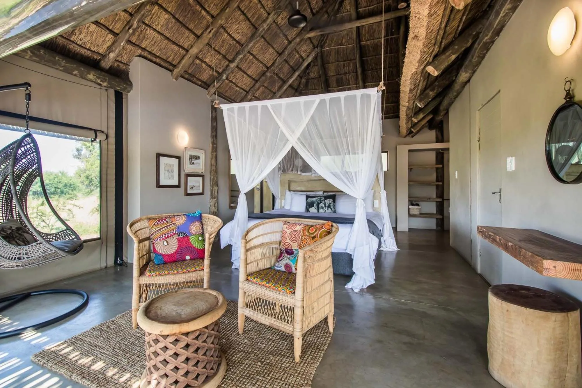Bedroom in LookOut Safari Lodge