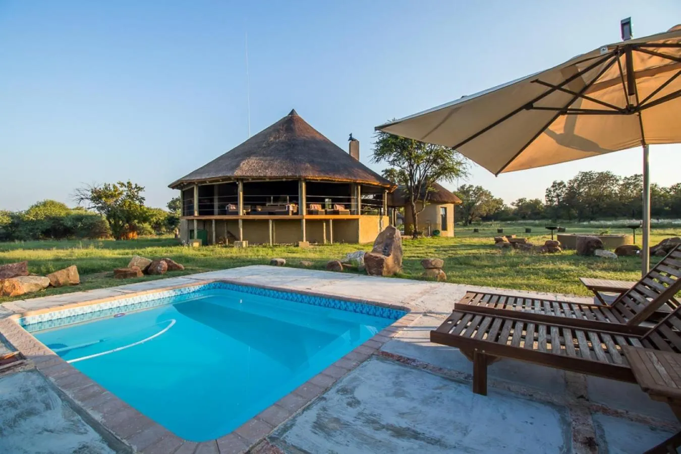 Swimming pool in LookOut Safari Lodge