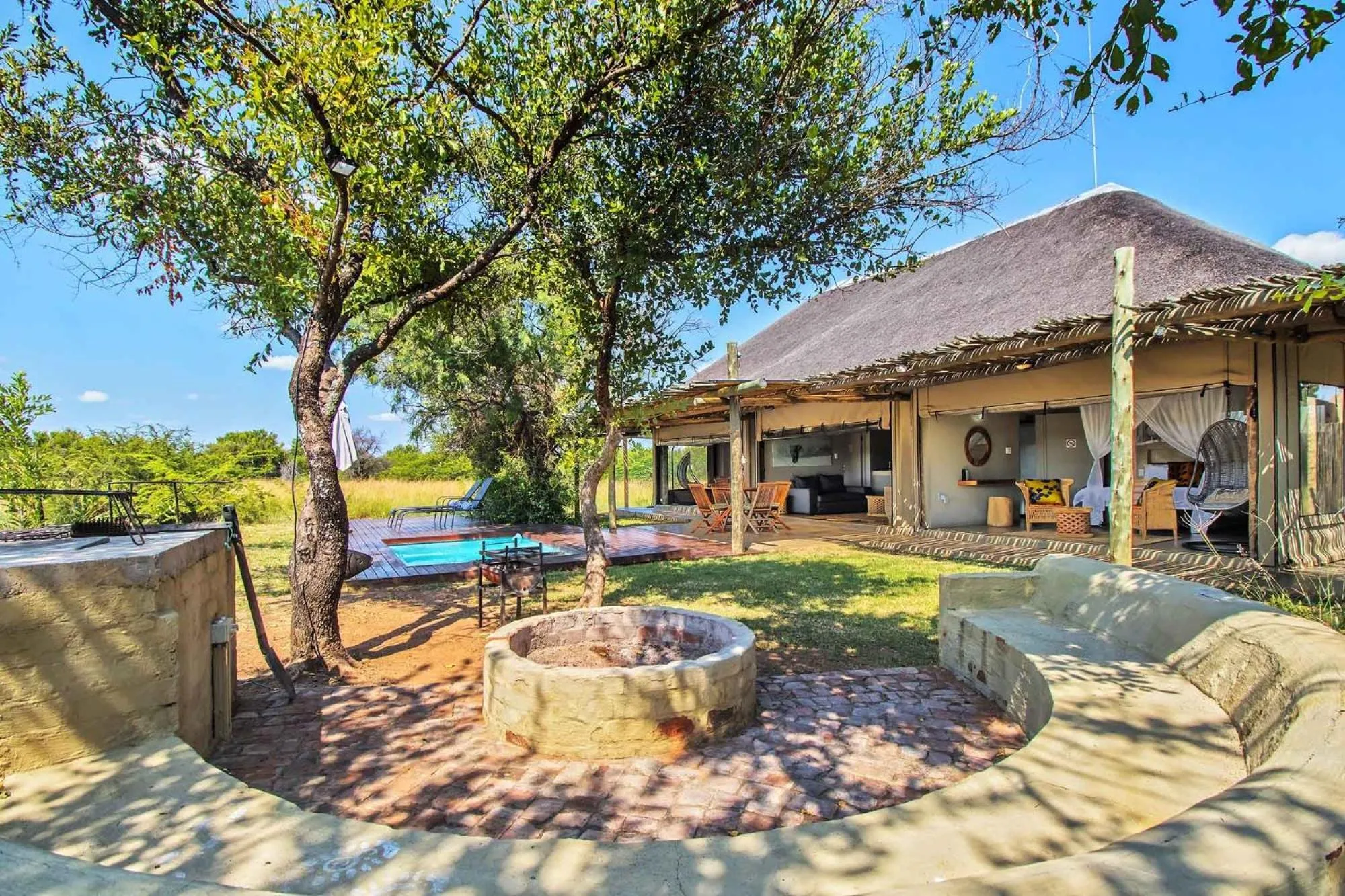 Swimming pool in LookOut Safari Lodge