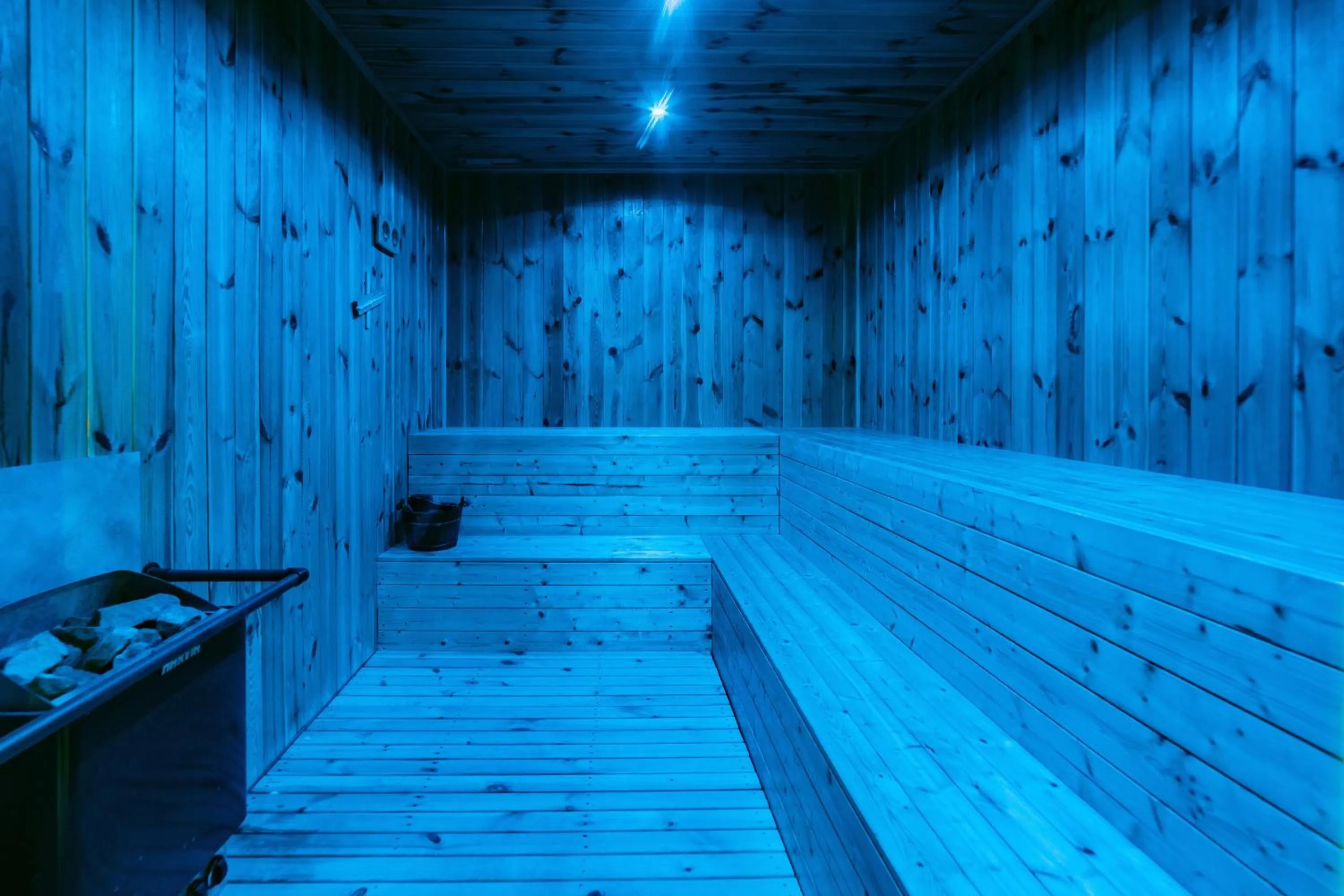 Sauna in Blu Apartments