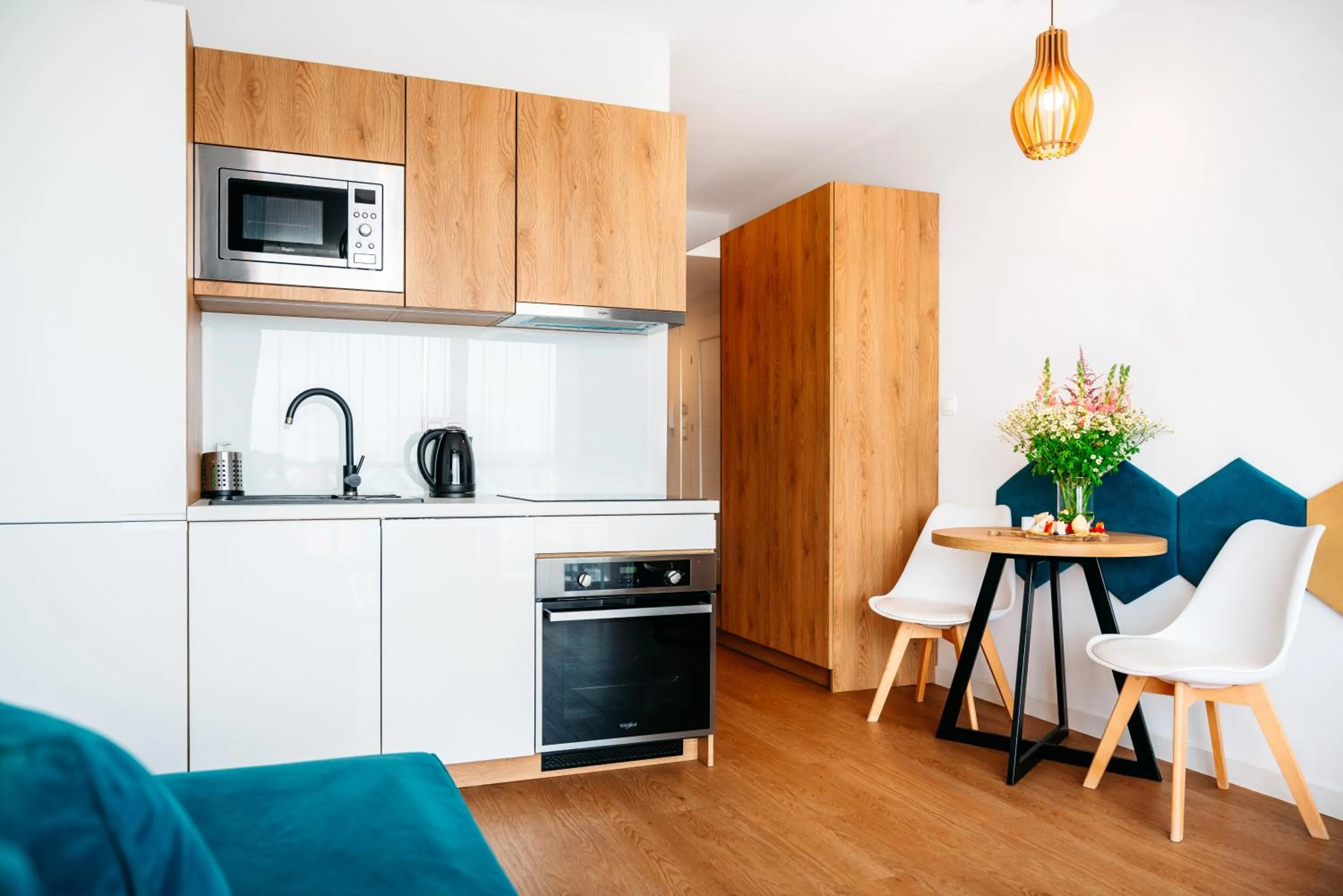 Kitchen or kitchenette in Blu Apartments