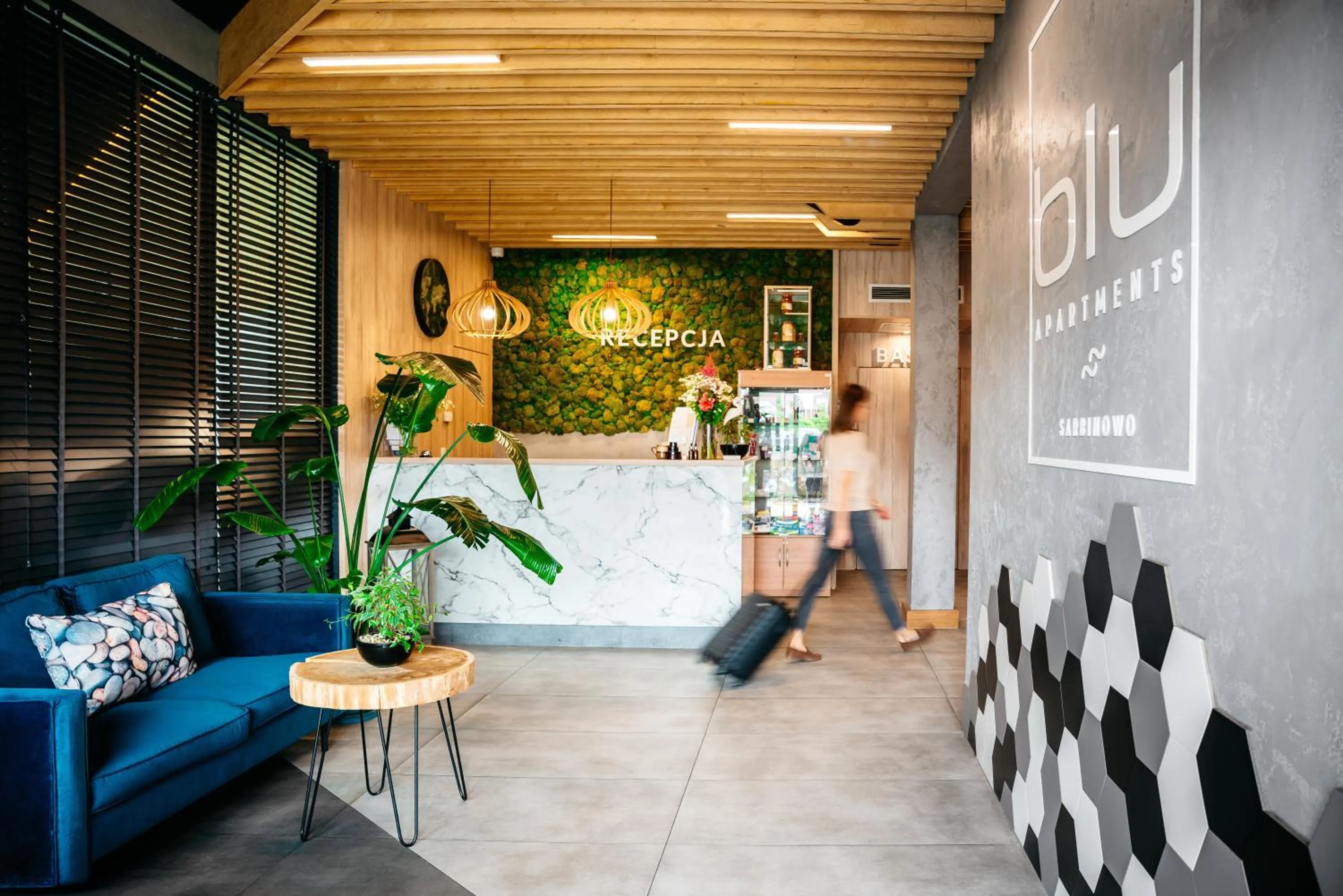 Lobby or reception in Blu Apartments