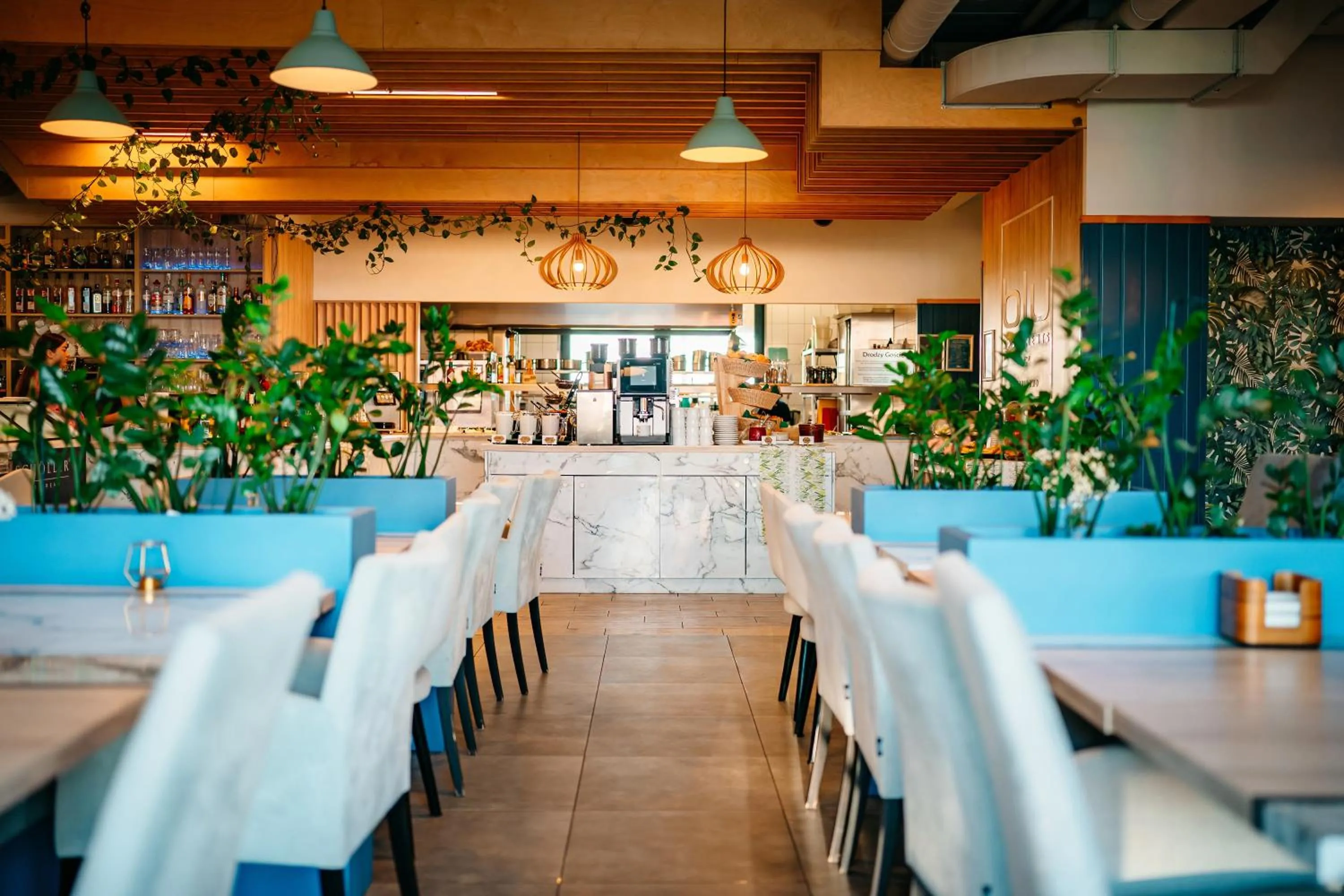 Restaurant/places to eat in Blu Apartments