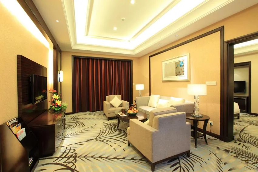 Living room in Howard Johnson Tongfang Plaza Zhuji