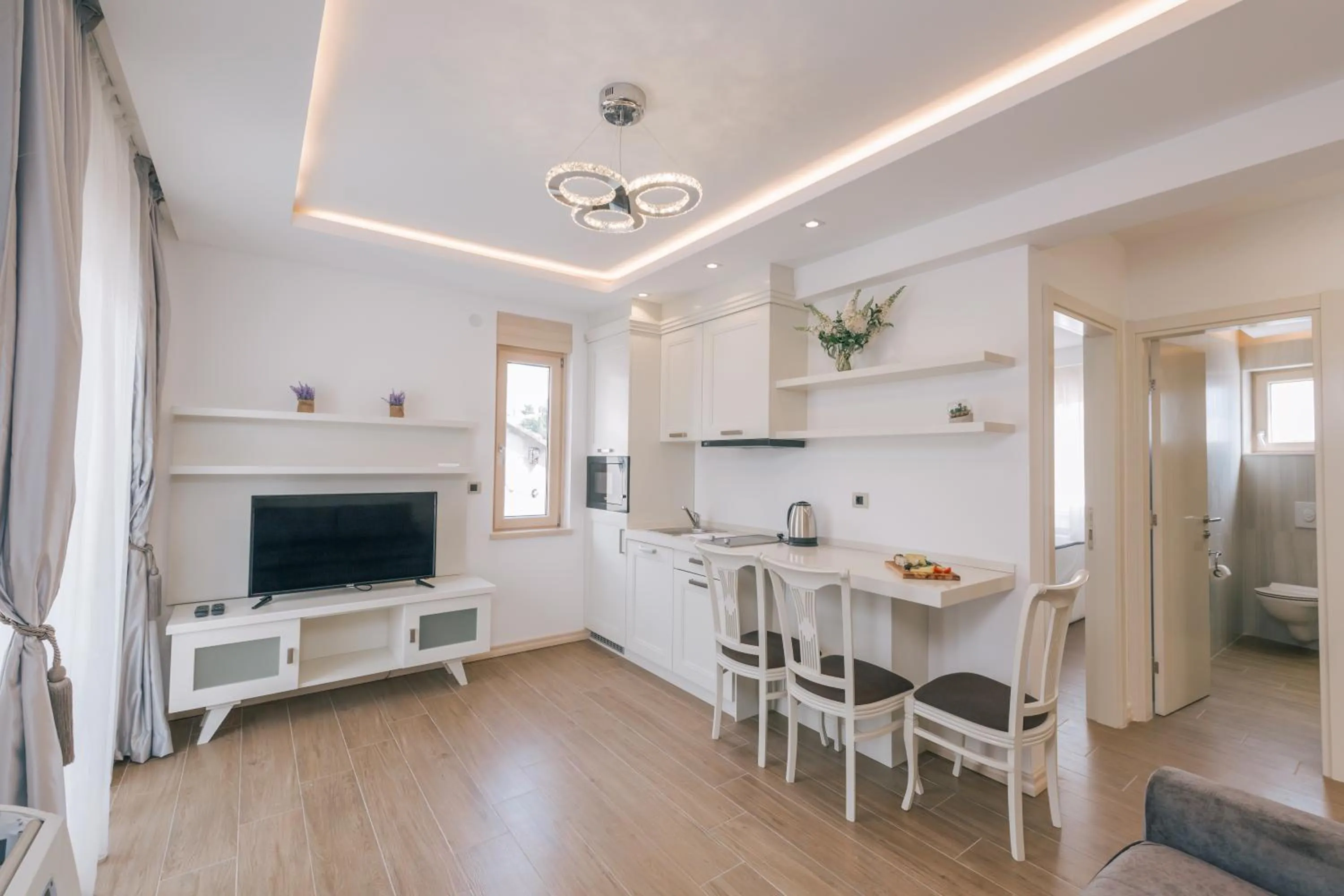 Kitchen or kitchenette in Splendido MB Apartments