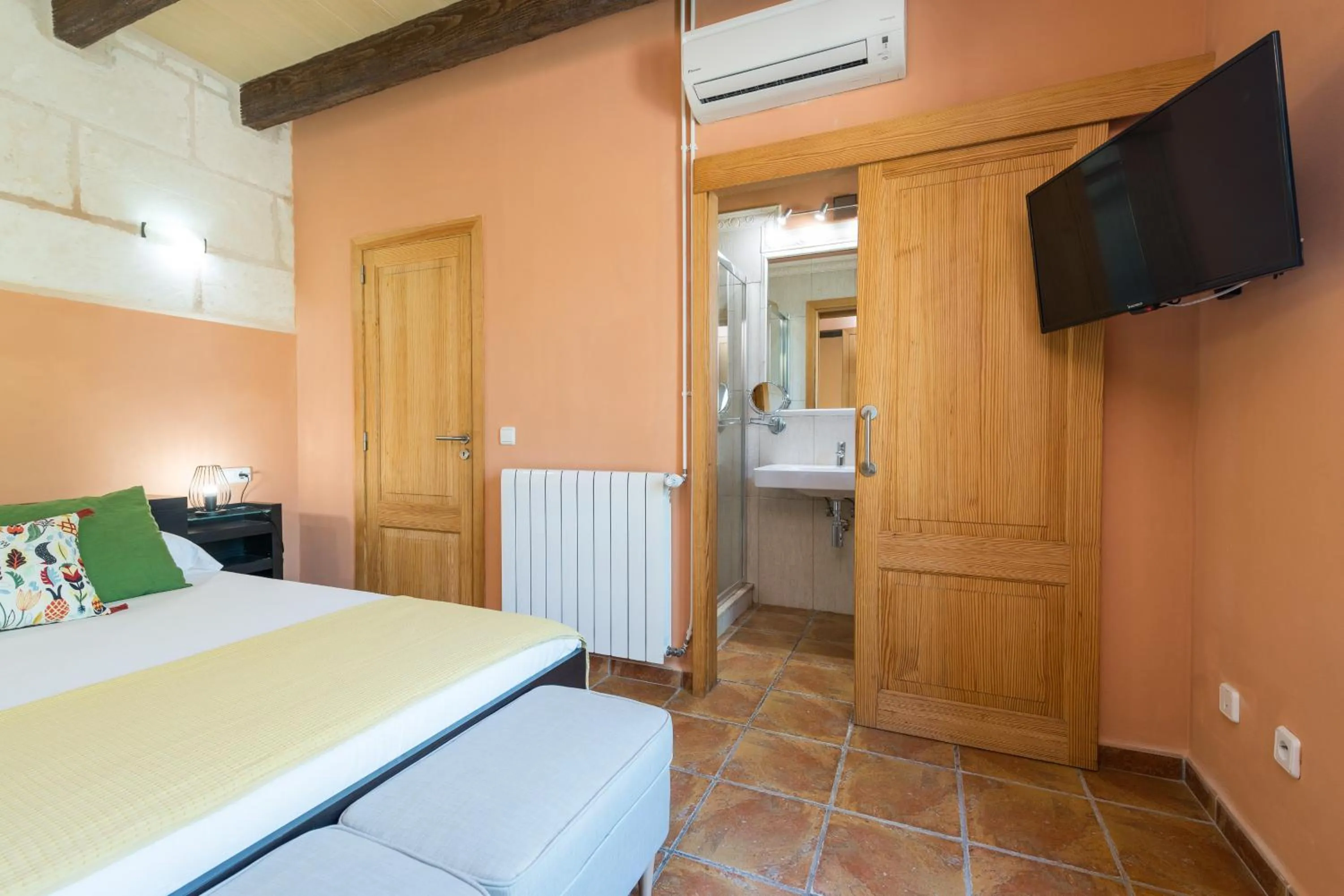 Bedroom, Bed in Finca - Agroturisme Sa Parellada