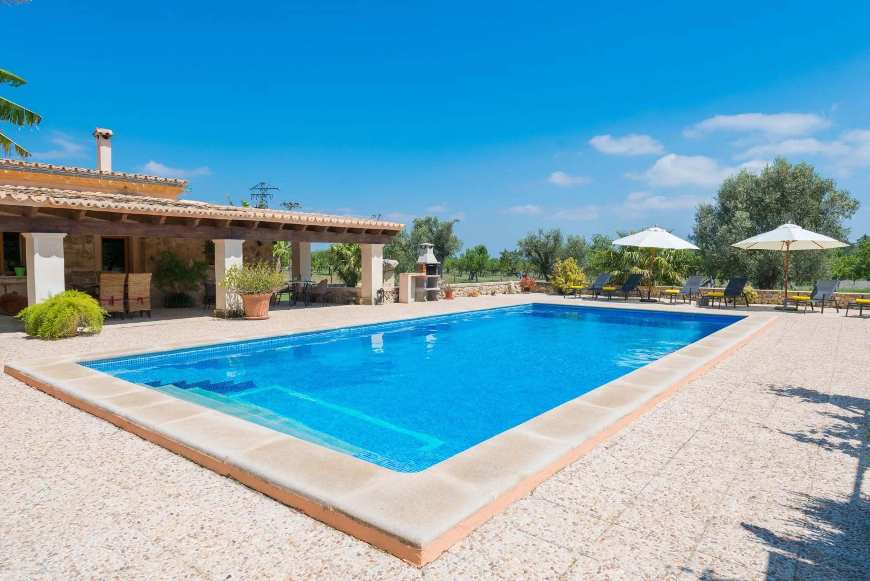 Swimming pool in Finca - Agroturisme Sa Parellada