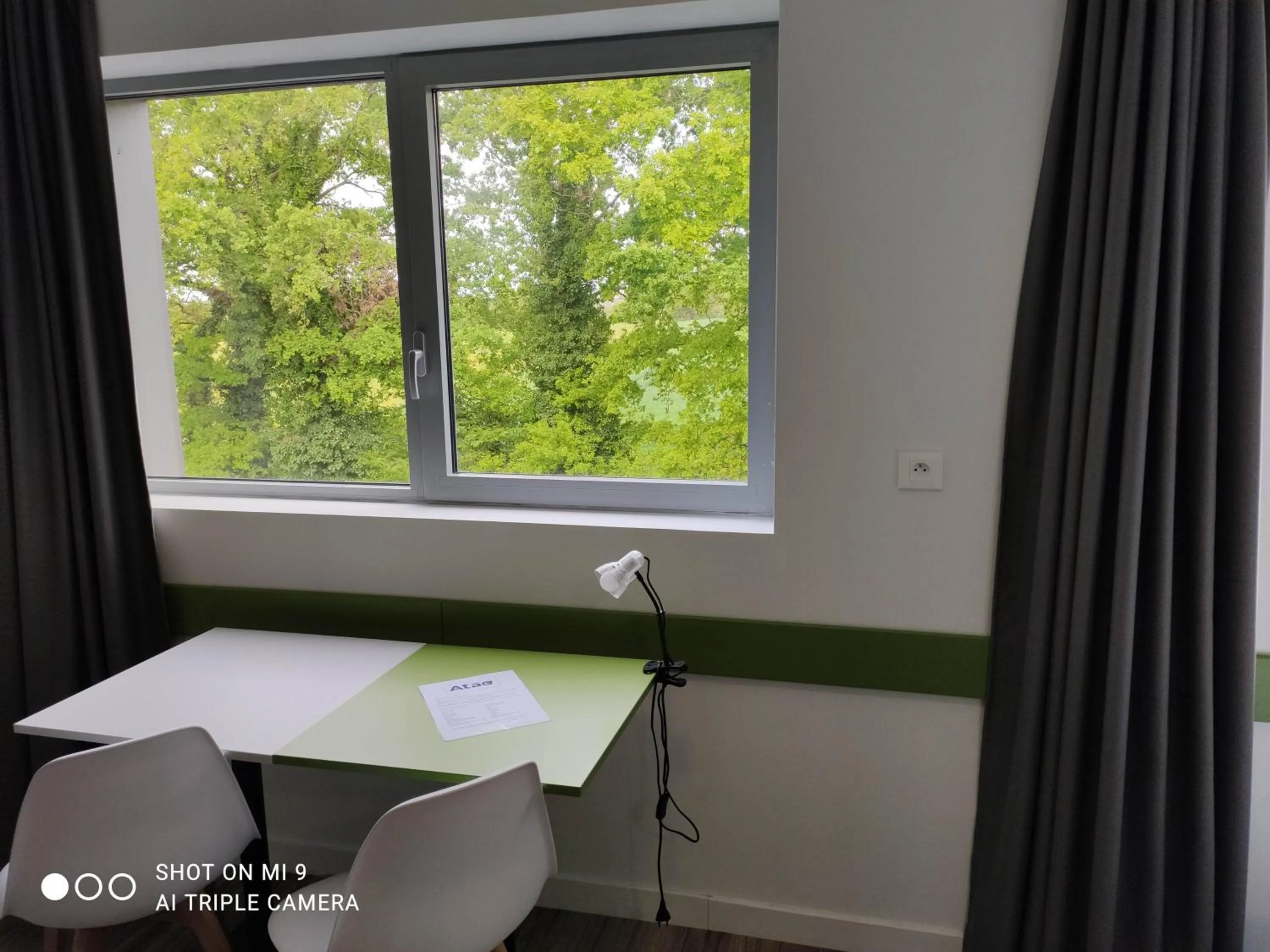 Garden view in Atao Residence- Rennes Sud