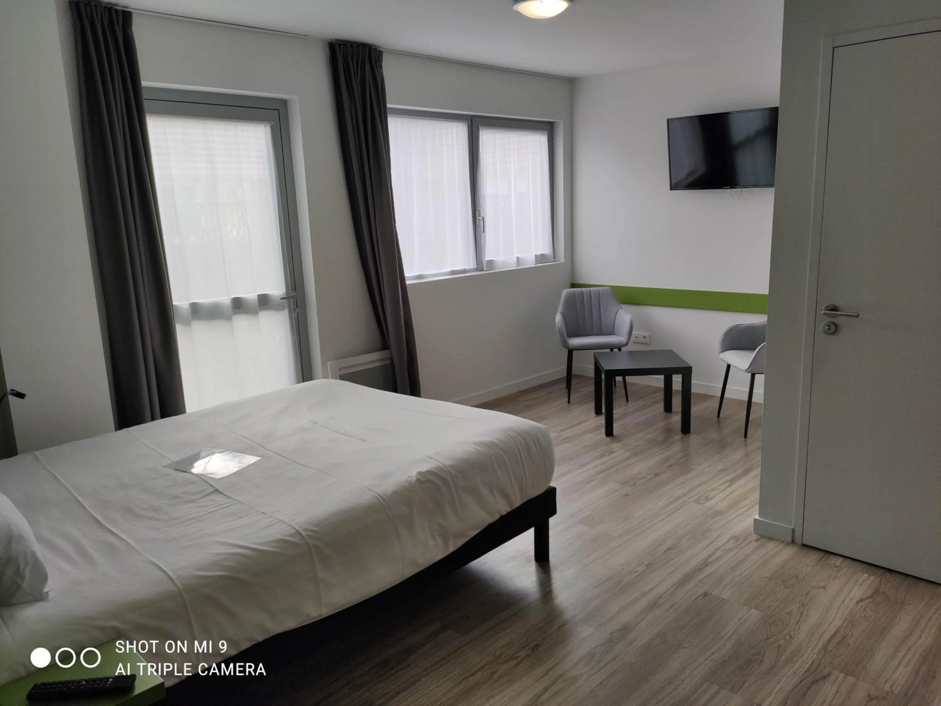 View (from property/room), Bed in Atao Residence- Rennes Sud