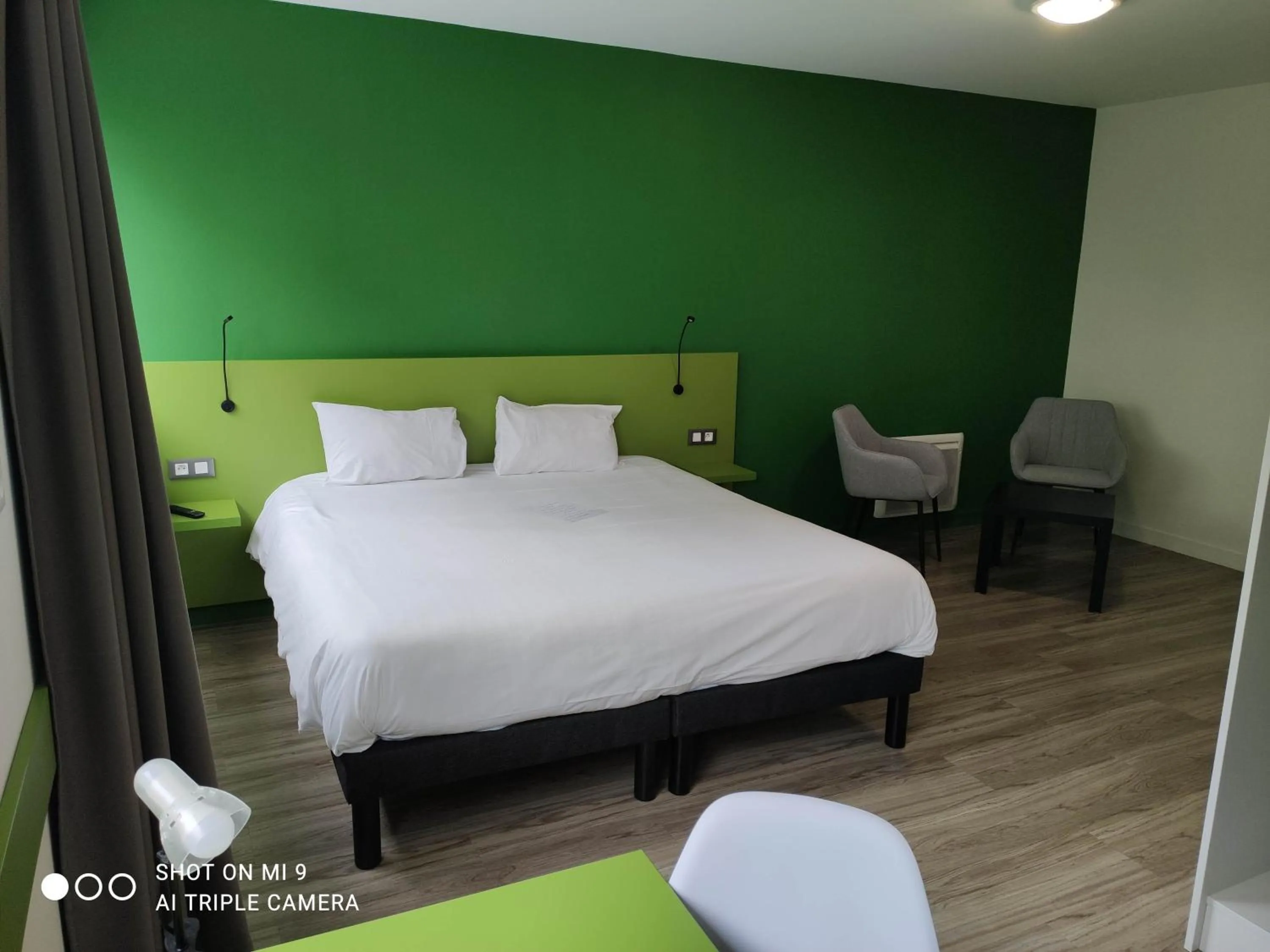 View (from property/room), Bed in Atao Residence- Rennes Sud