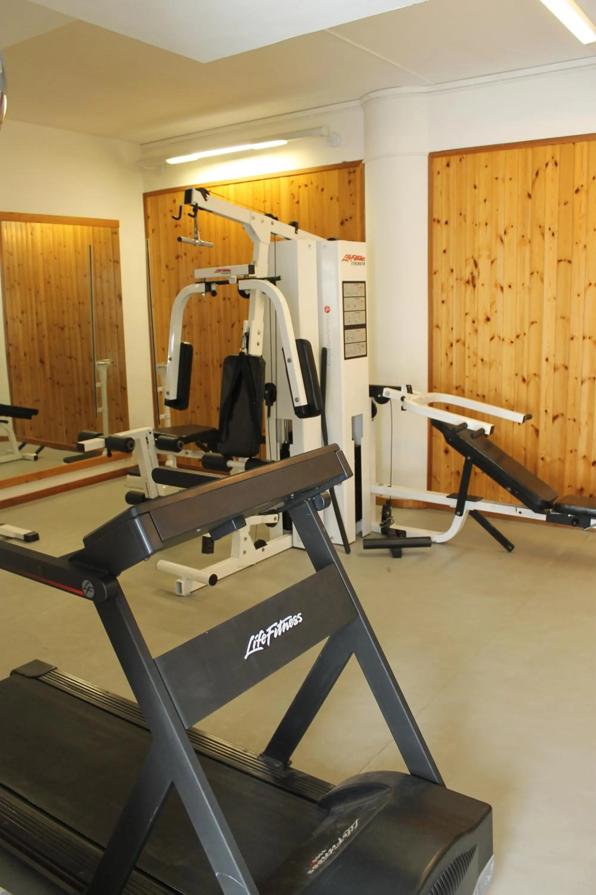 Fitness centre/facilities in La Trinitè Monboso Hotel