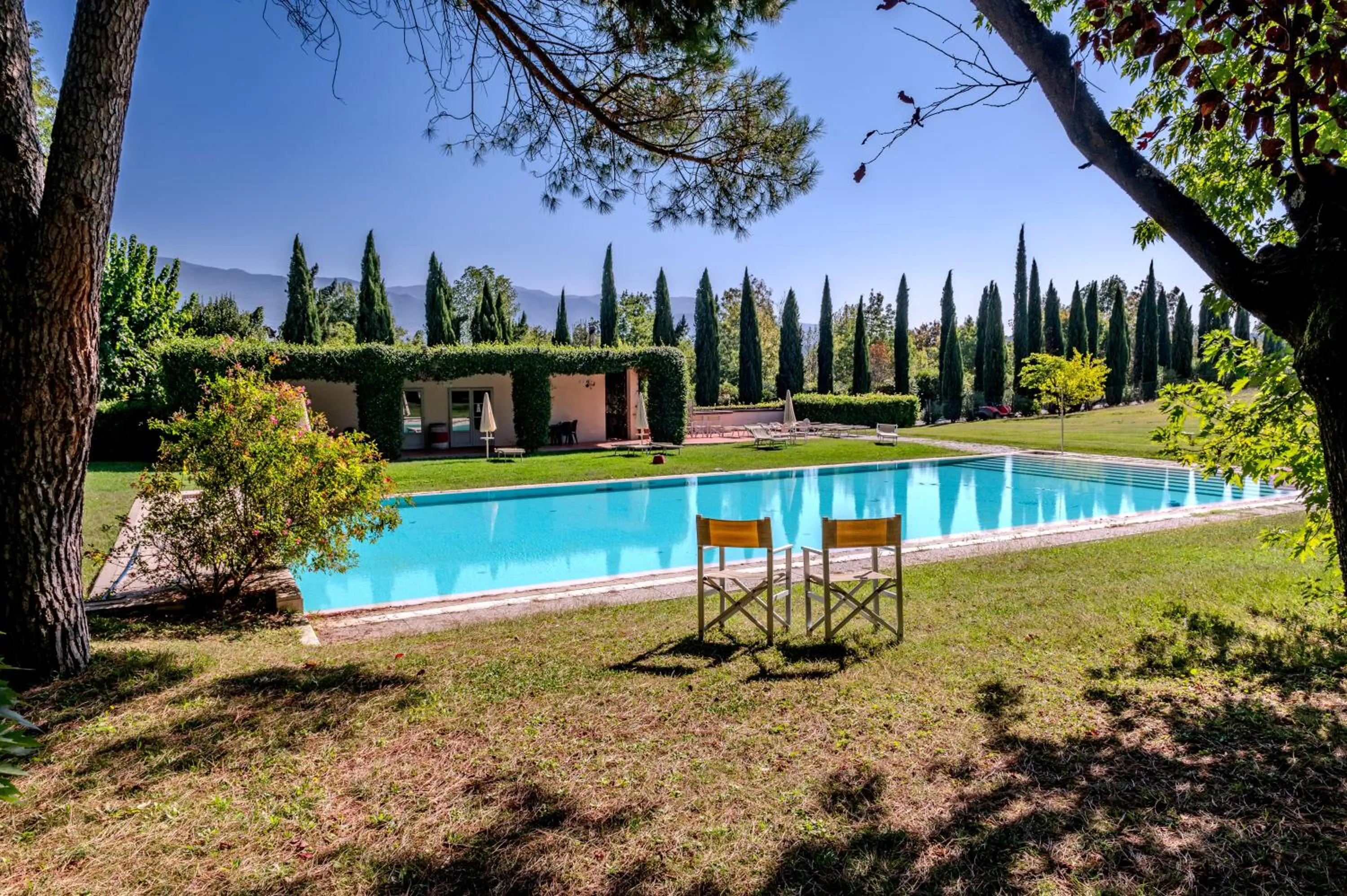 Swimming pool in Relais Villa Il Palagio