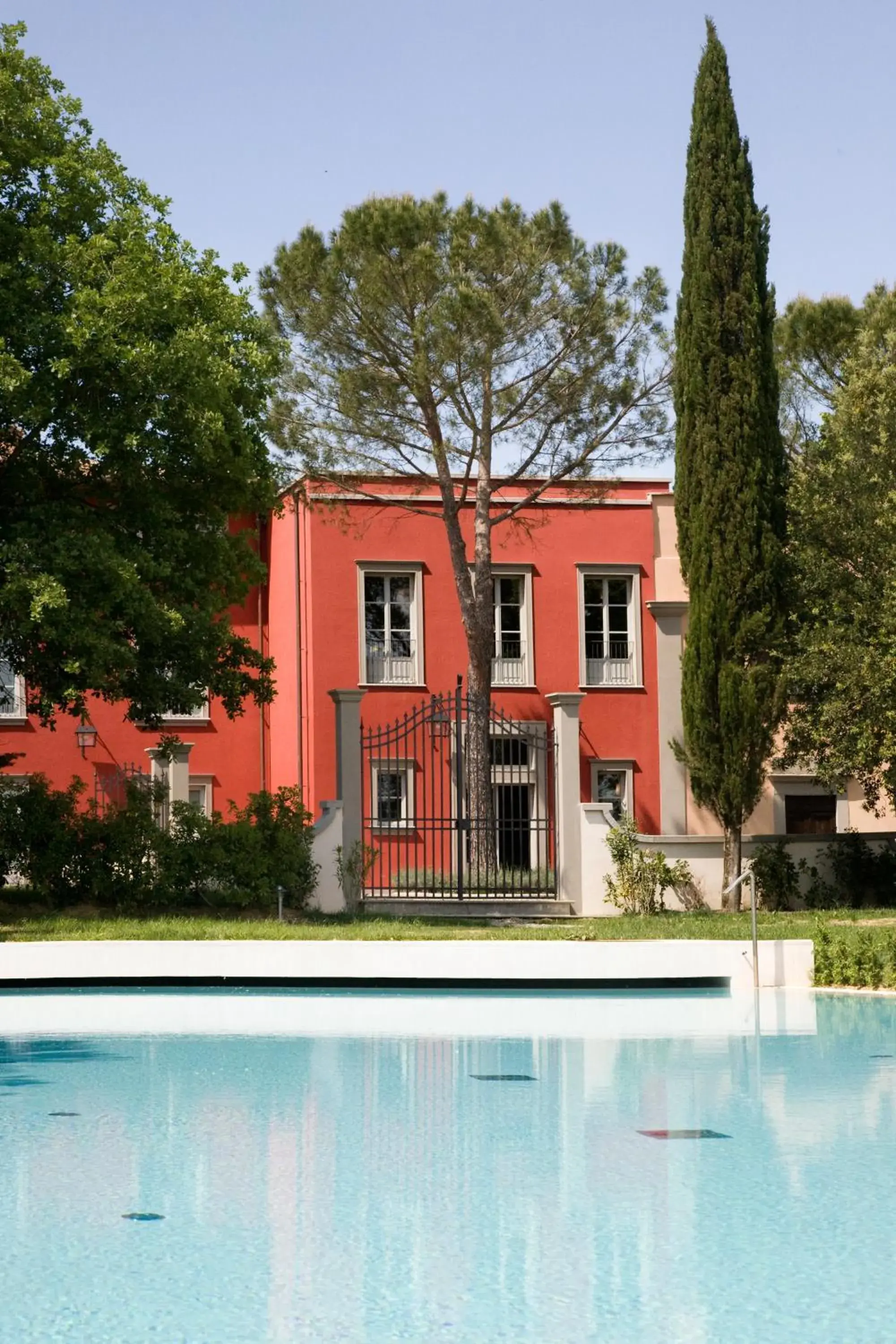 Pool view in Villa Il Palagio Pool view in Villa Il Palagio