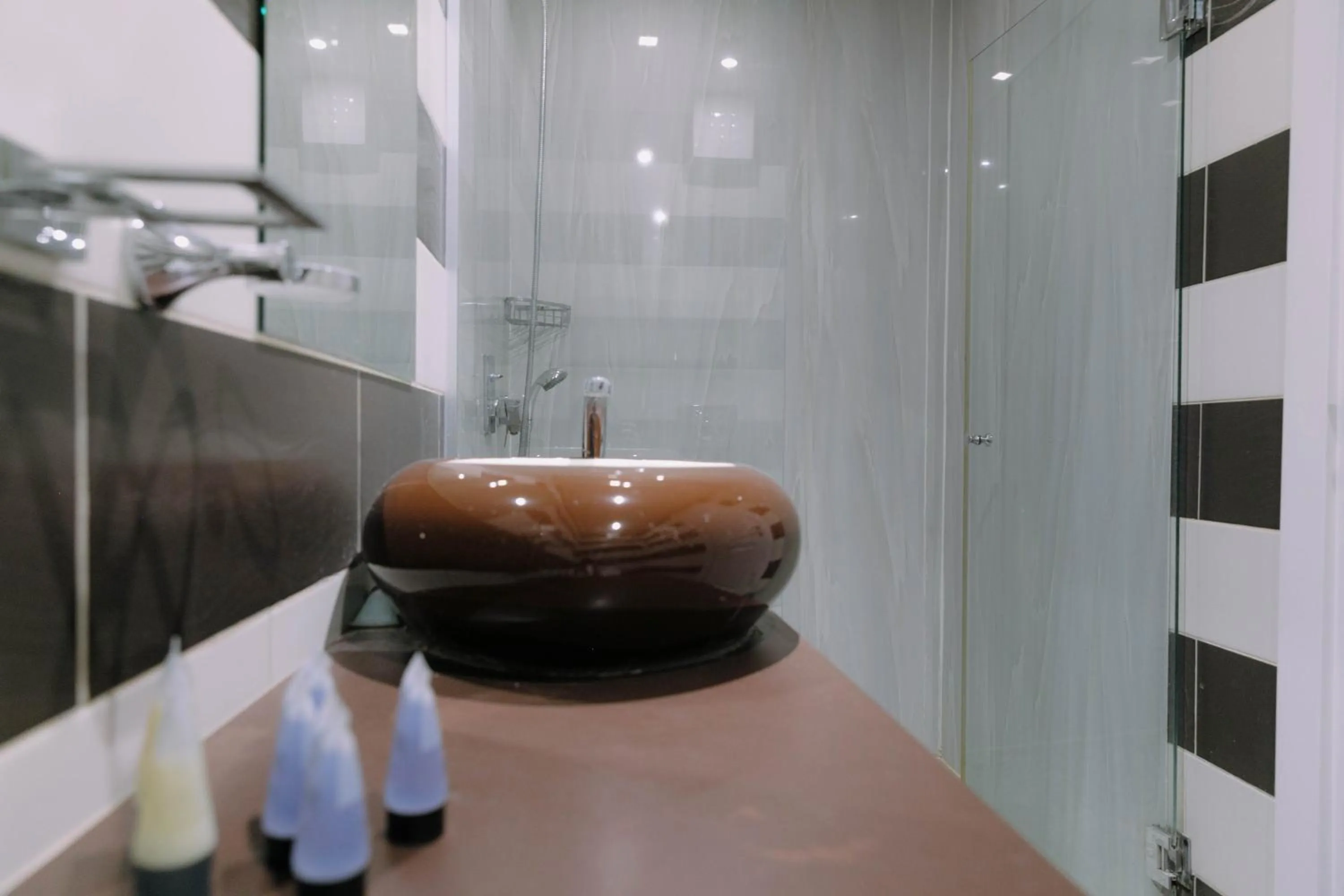 Bathroom in Rich apartments renovated & with modern design