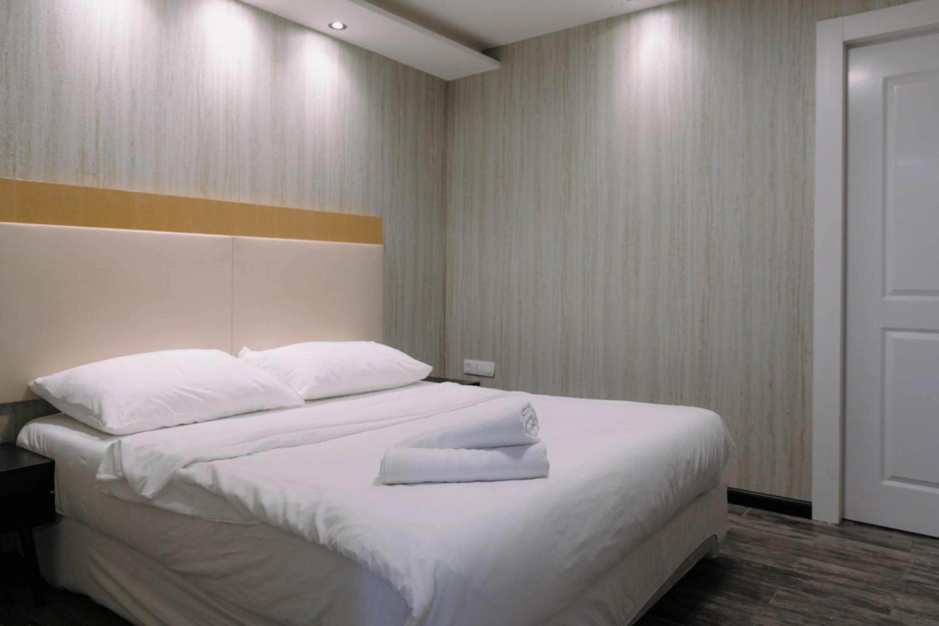 Bedroom, Bed in Rich apartments renovated & with modern design