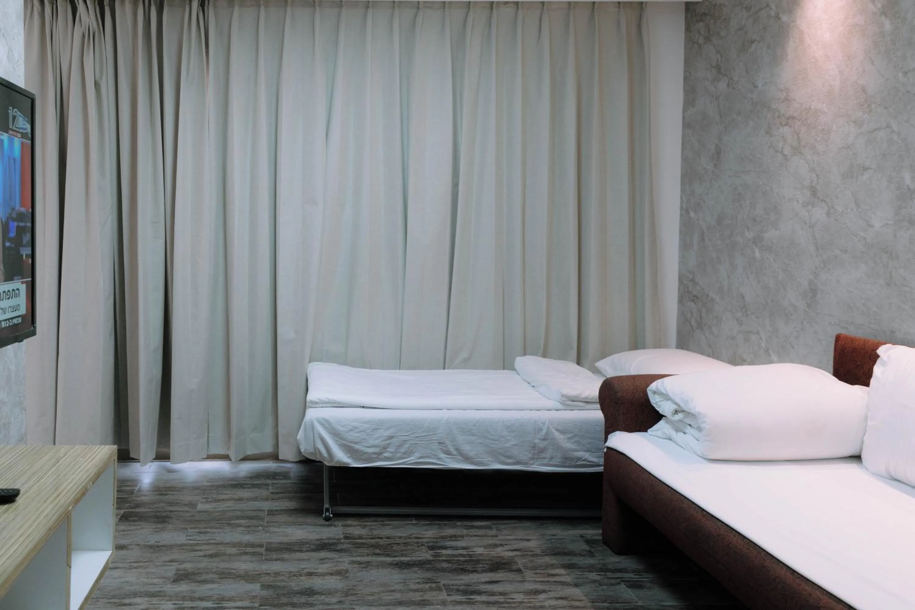 Living room, Bed in Rich apartments renovated & with modern design