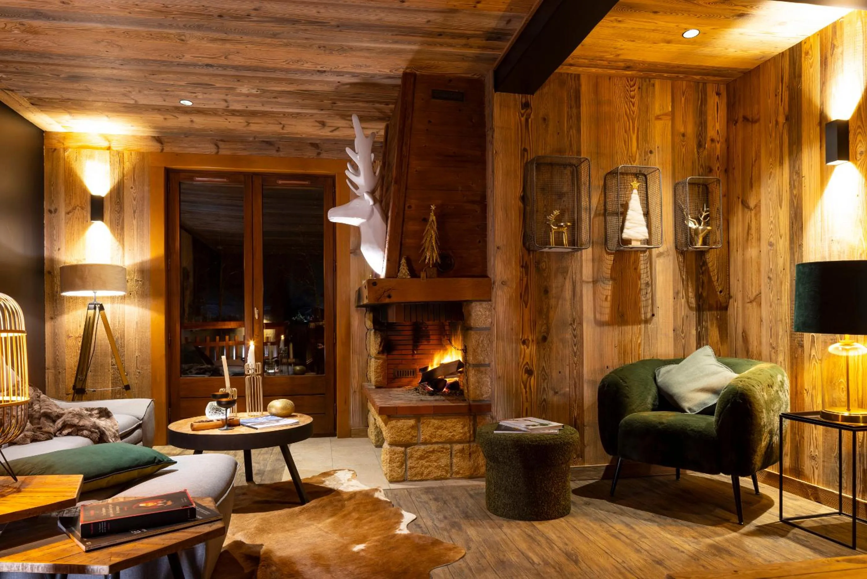 Living room in Hôtel et Spa Le Vermont