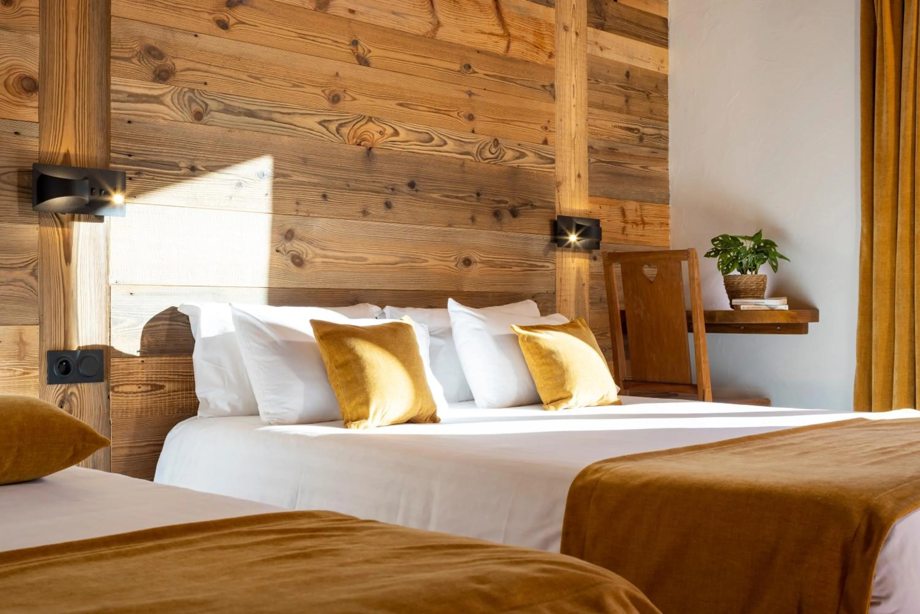 Bed in Hôtel et Spa Le Vermont