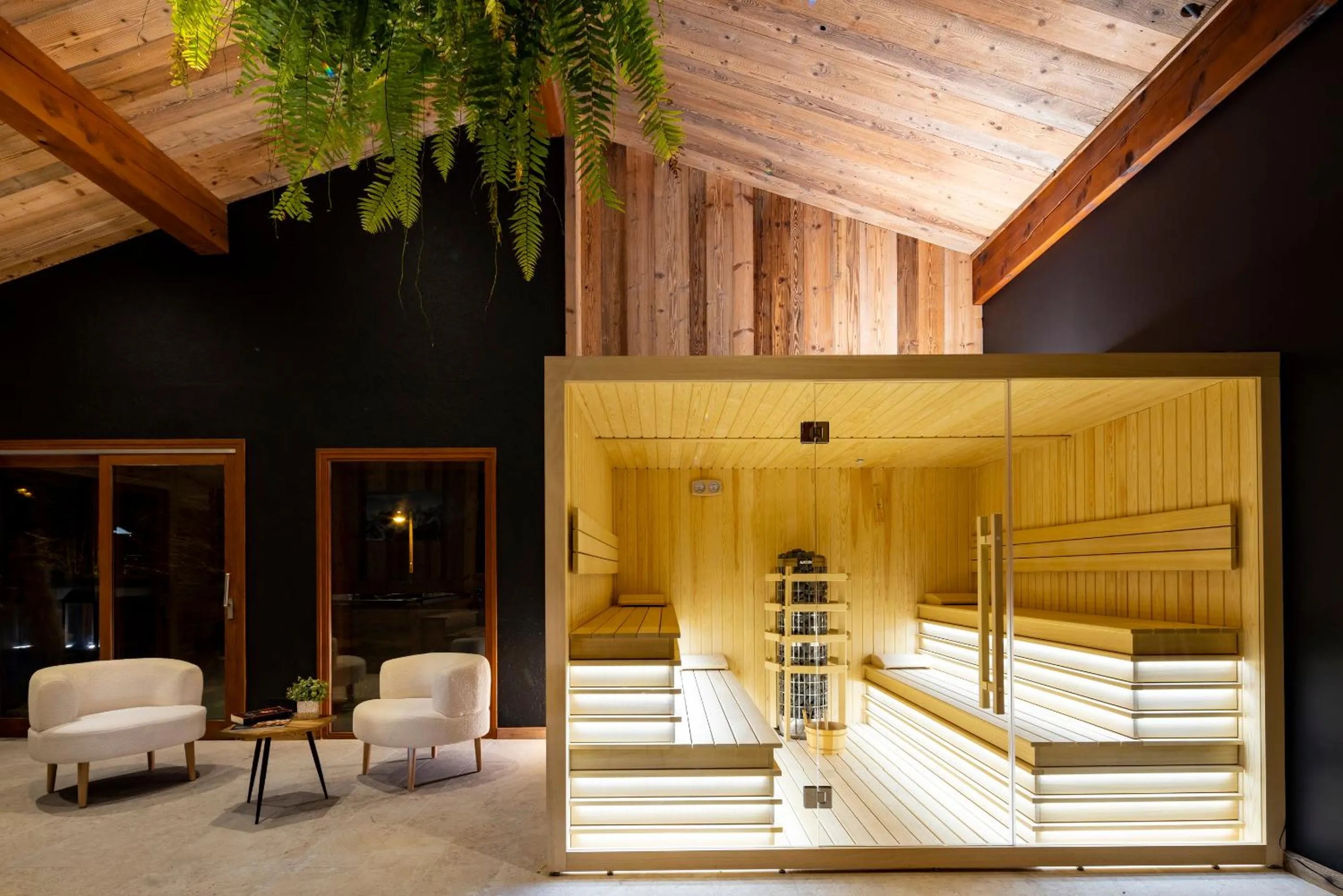 Hot Tub in Hôtel et Spa Le Vermont