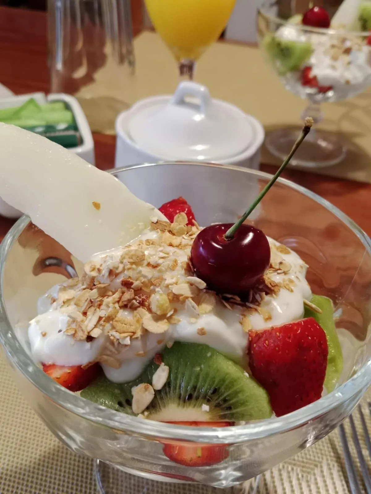 Breakfast in Hosteria Lekun Lekun