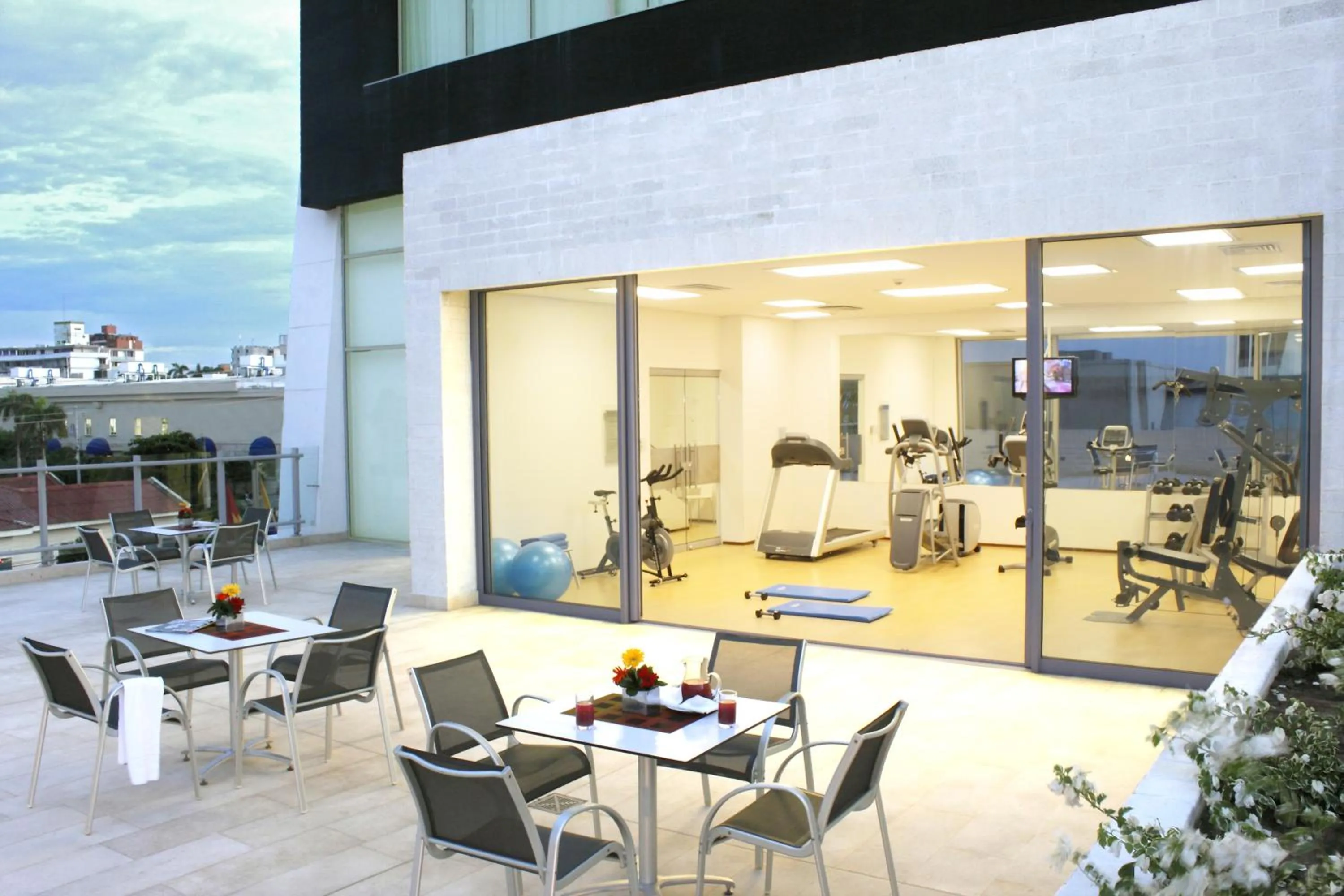 Fitness centre/facilities in Estelar Apartamentos Barranquilla