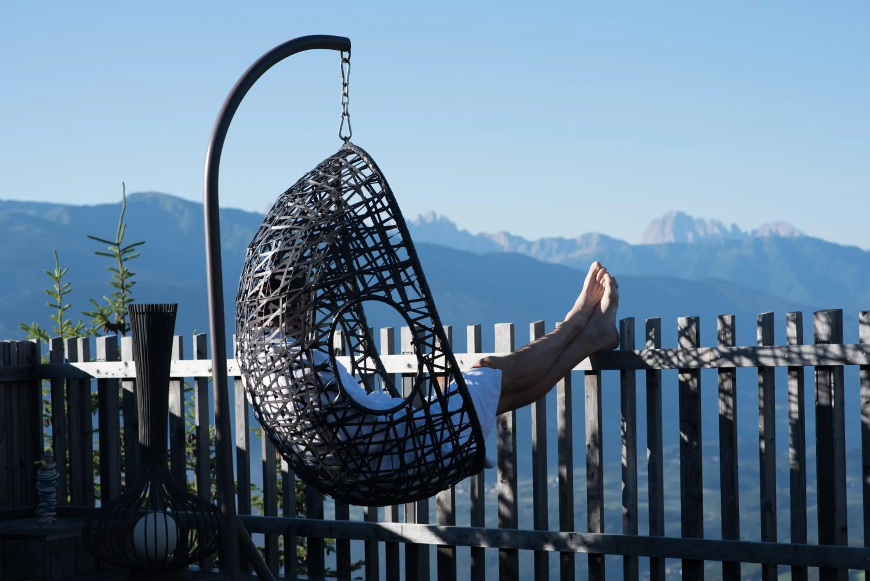 Sauna in Tratterhof Mountain Sky Hotel