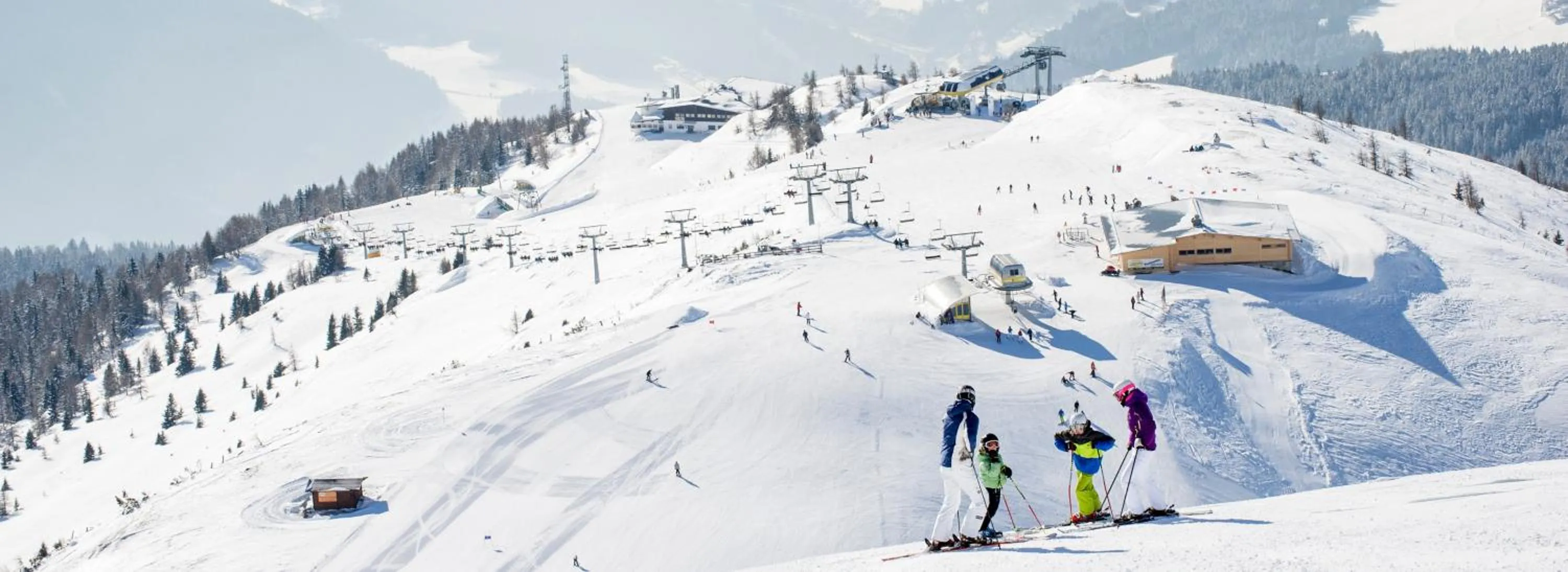 People in Tratterhof Mountain Sky Hotel