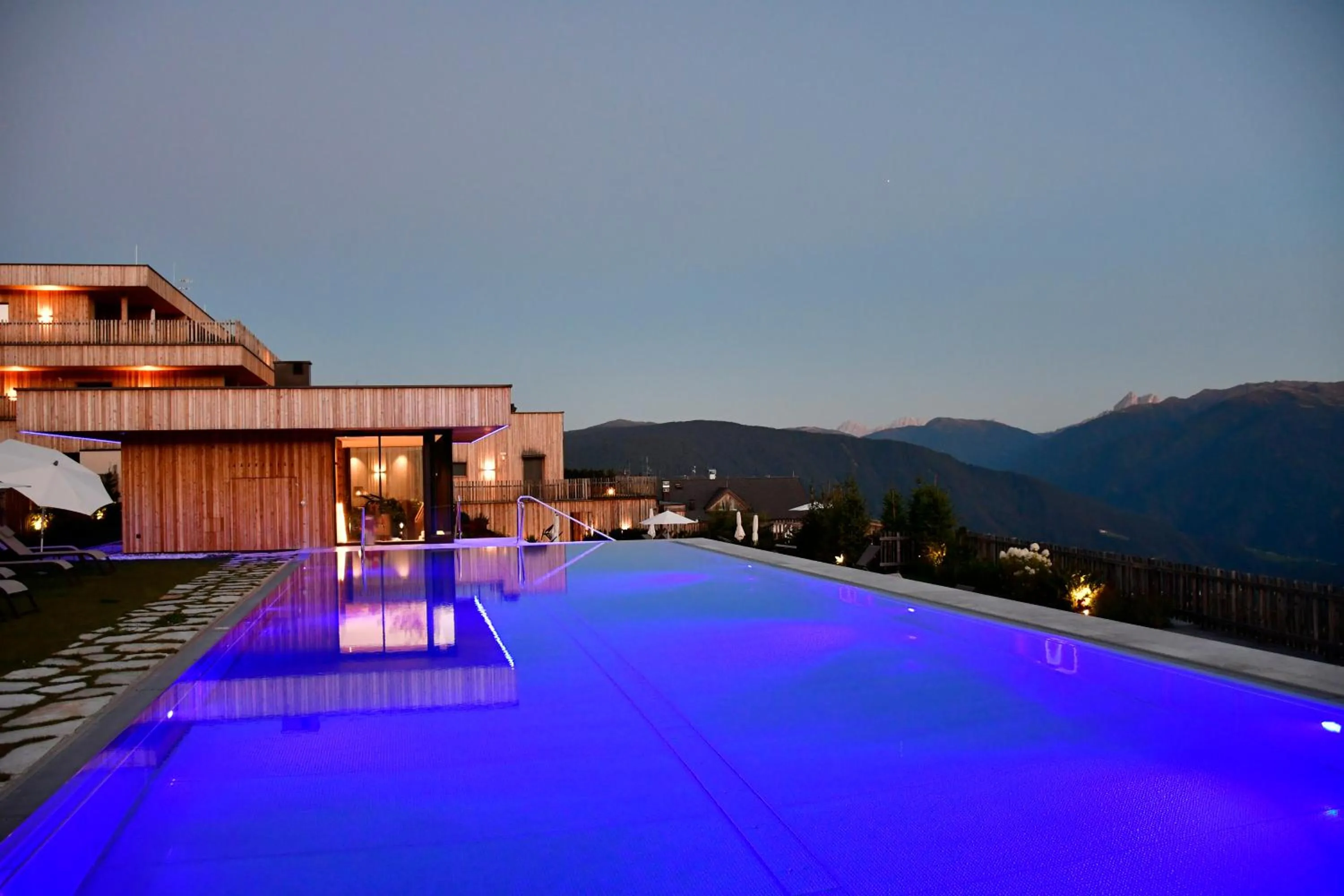 Swimming pool in Tratterhof Mountain Sky Hotel