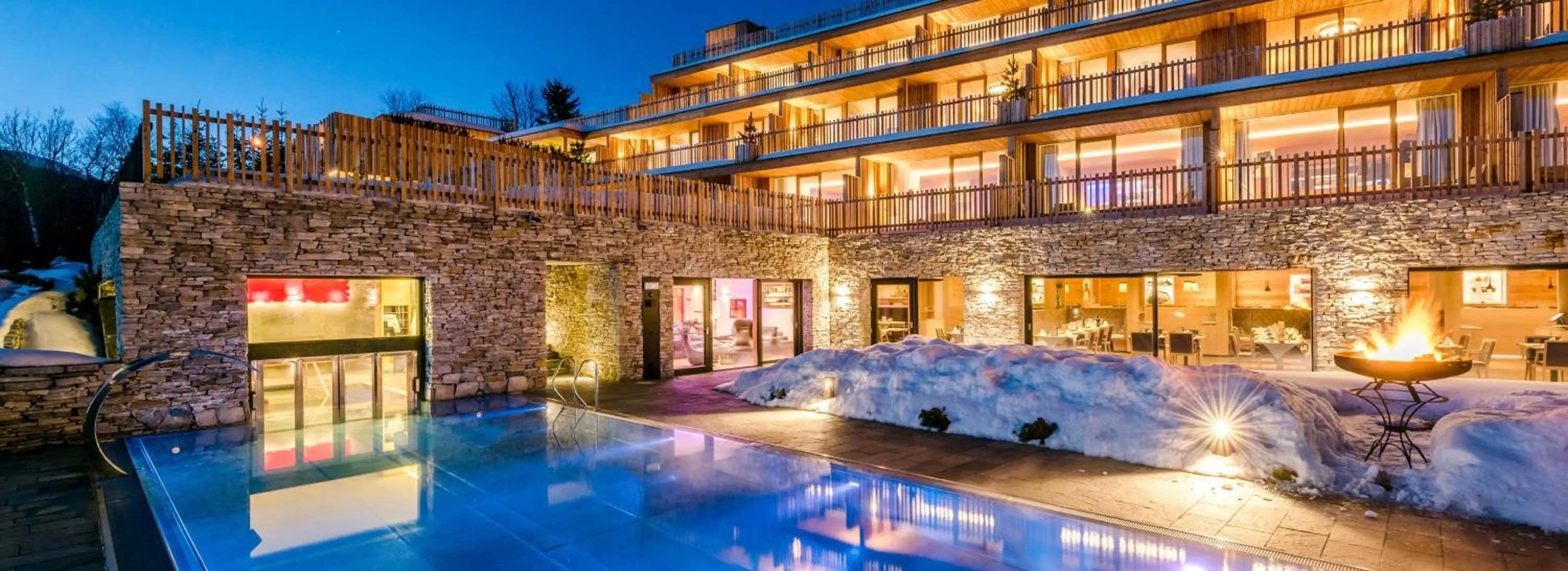 Property building in Tratterhof Mountain Sky Hotel