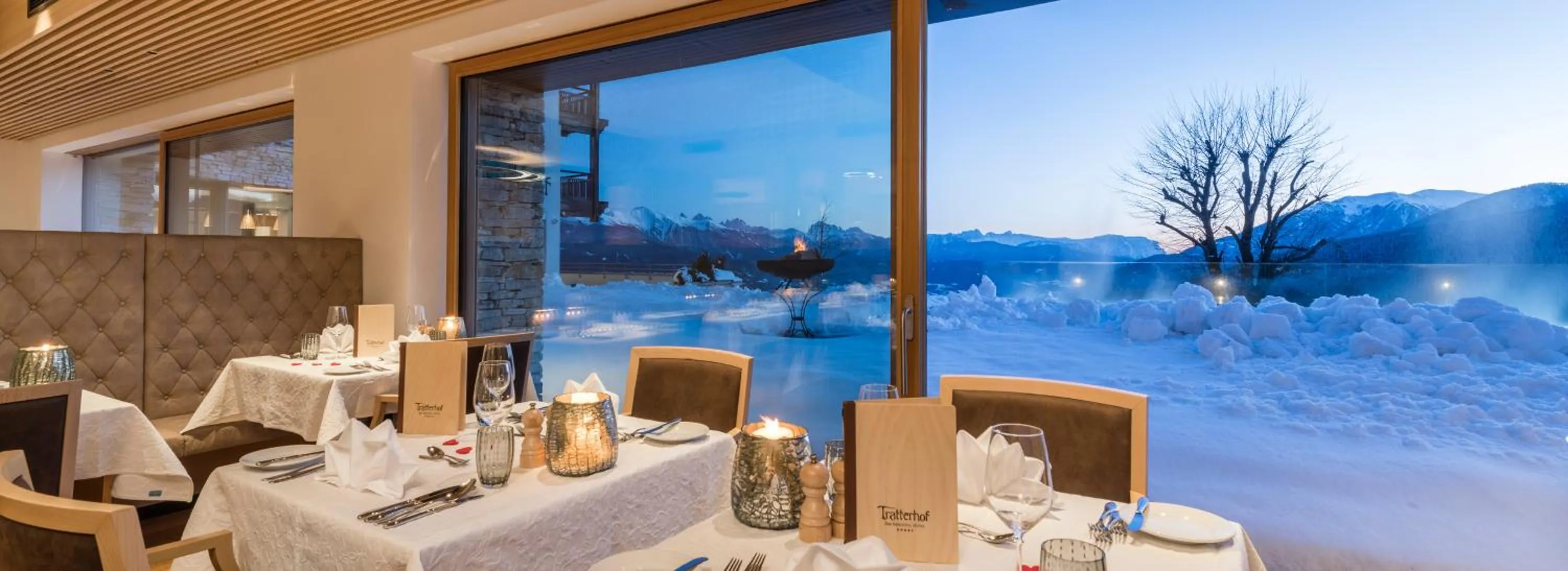 Restaurant/places to eat in Tratterhof Mountain Sky Hotel