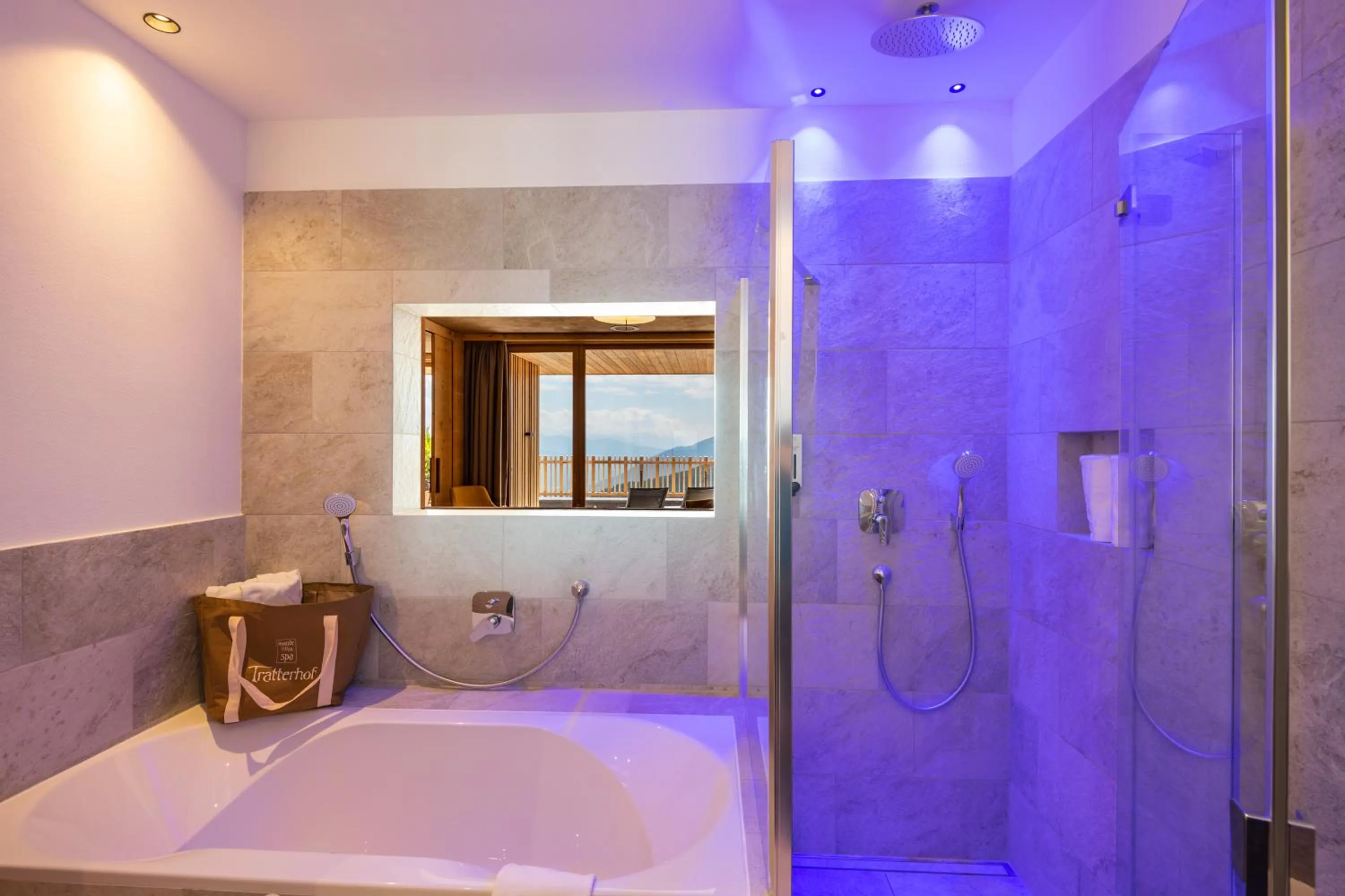 Bathroom in Tratterhof Mountain Sky Hotel