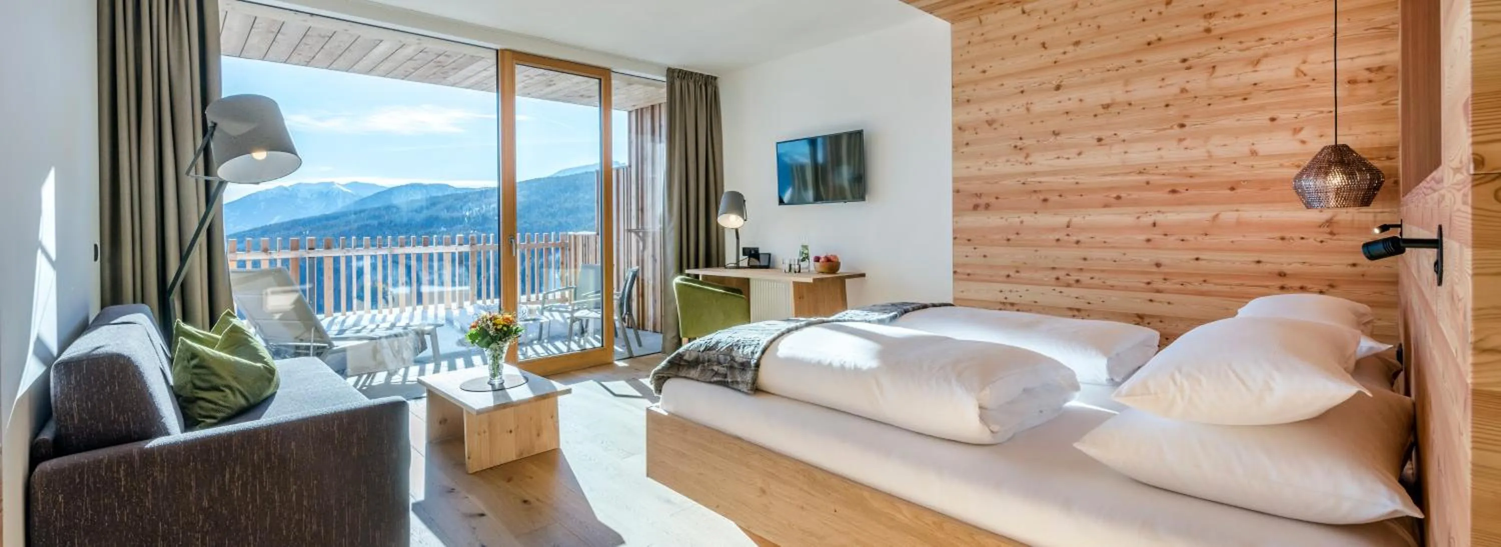 Photo of the whole room, Bed in Tratterhof Mountain Sky Hotel