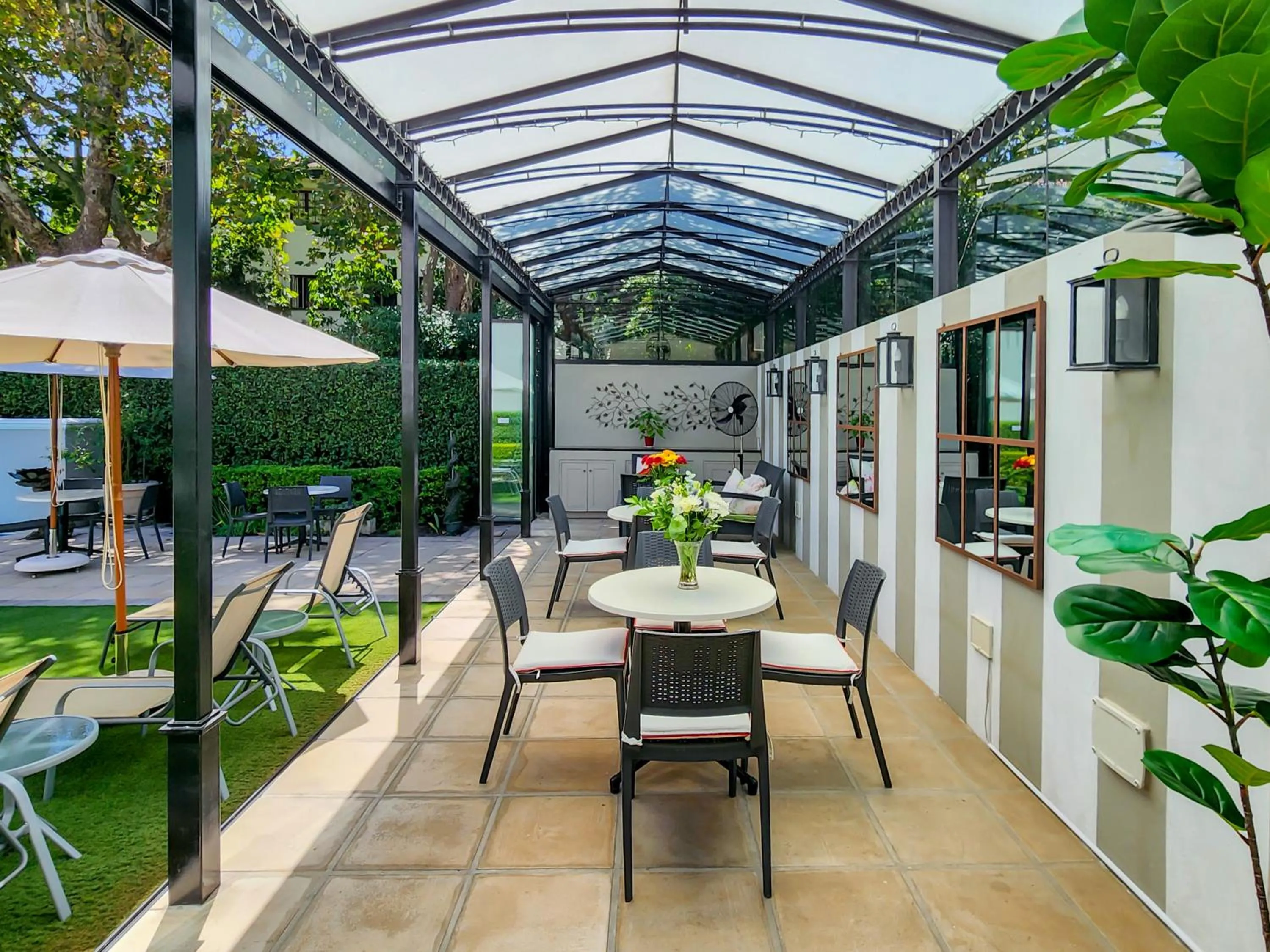 Patio in Roodenburg House