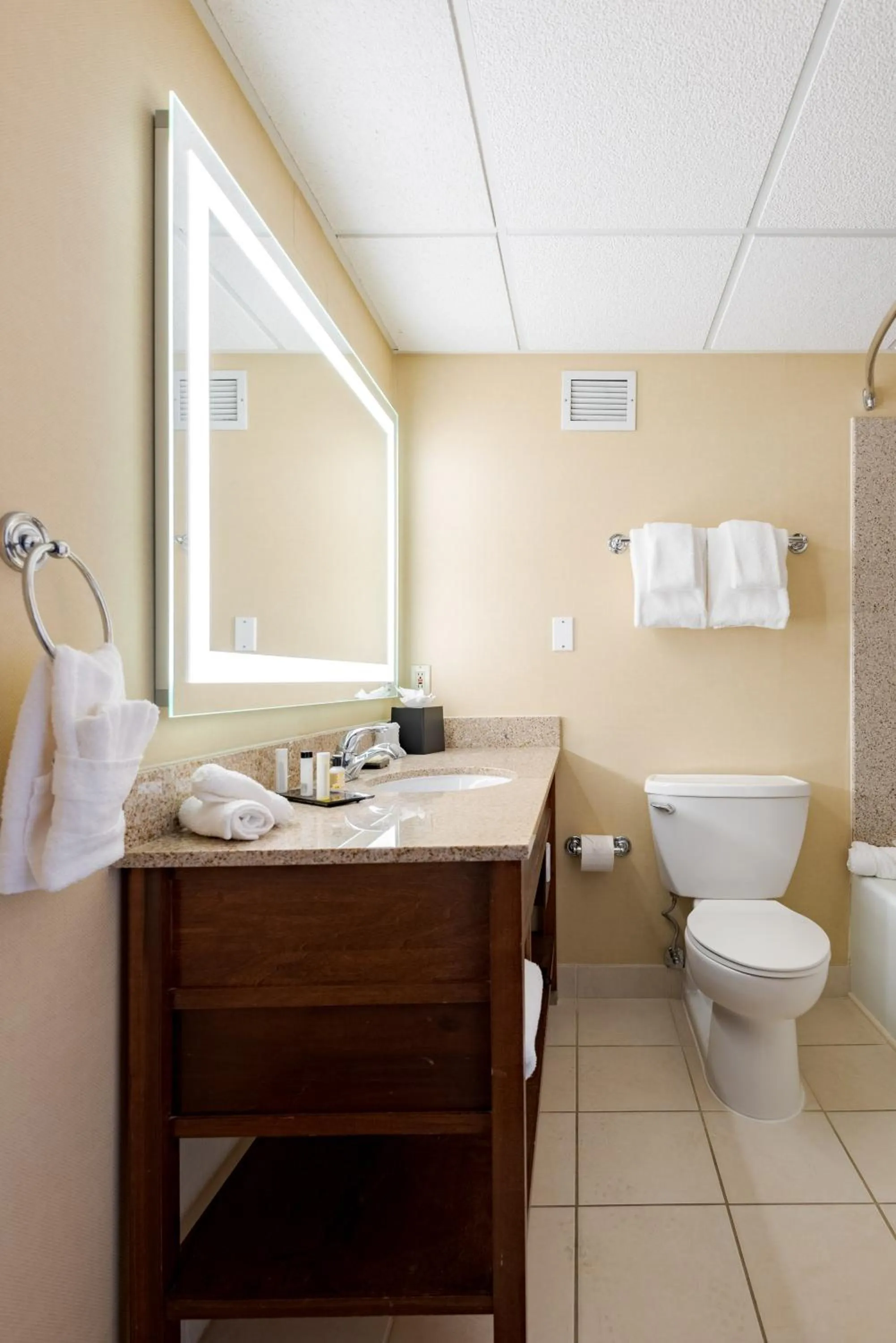 Bathroom in Wyndham Omaha Hotel - West Dodge