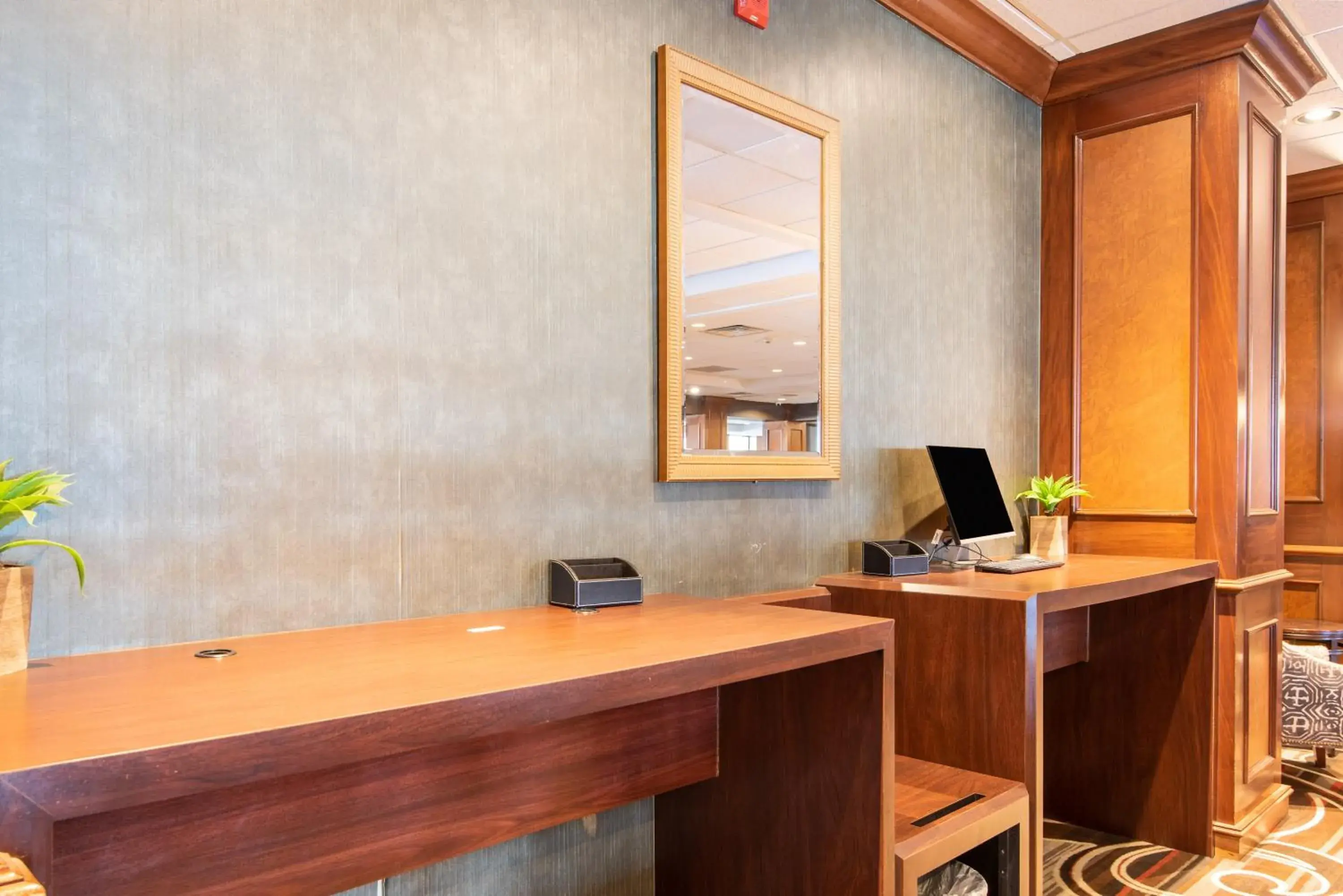 Lobby or reception in Wyndham Omaha Hotel - West Dodge Lobby or reception in Wyndham Omaha Hotel - West Dodge