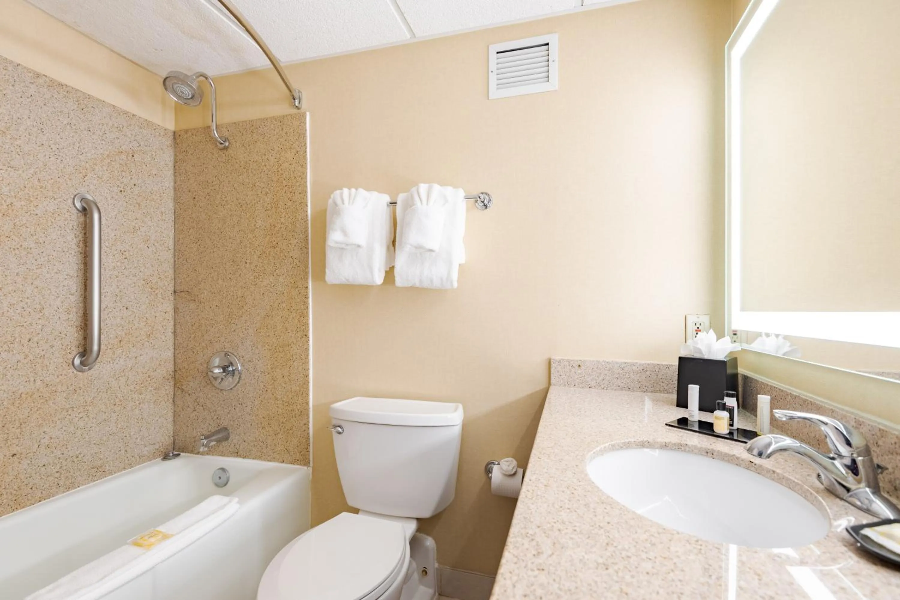 Bathroom in Wyndham Omaha Hotel - West Dodge