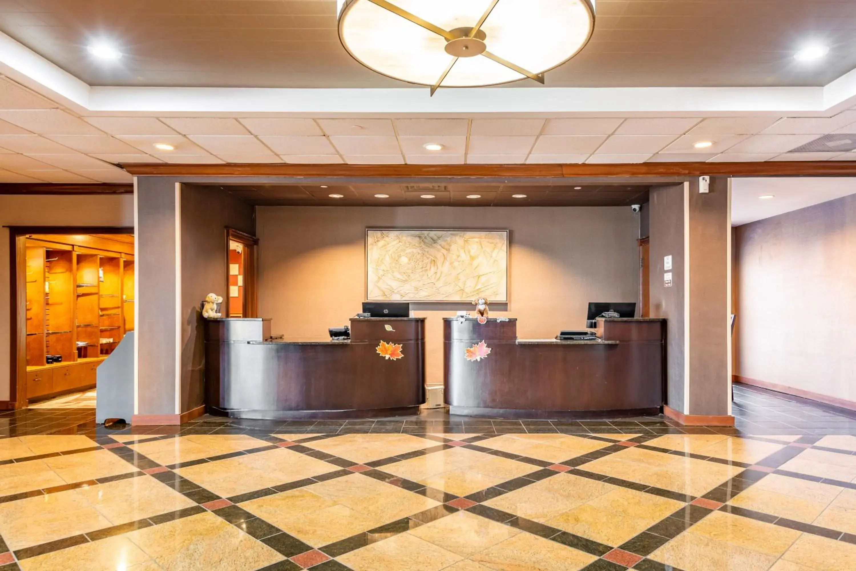 Lobby or reception in Wyndham Omaha Hotel - West Dodge Lobby or reception in Wyndham Omaha Hotel - West Dodge