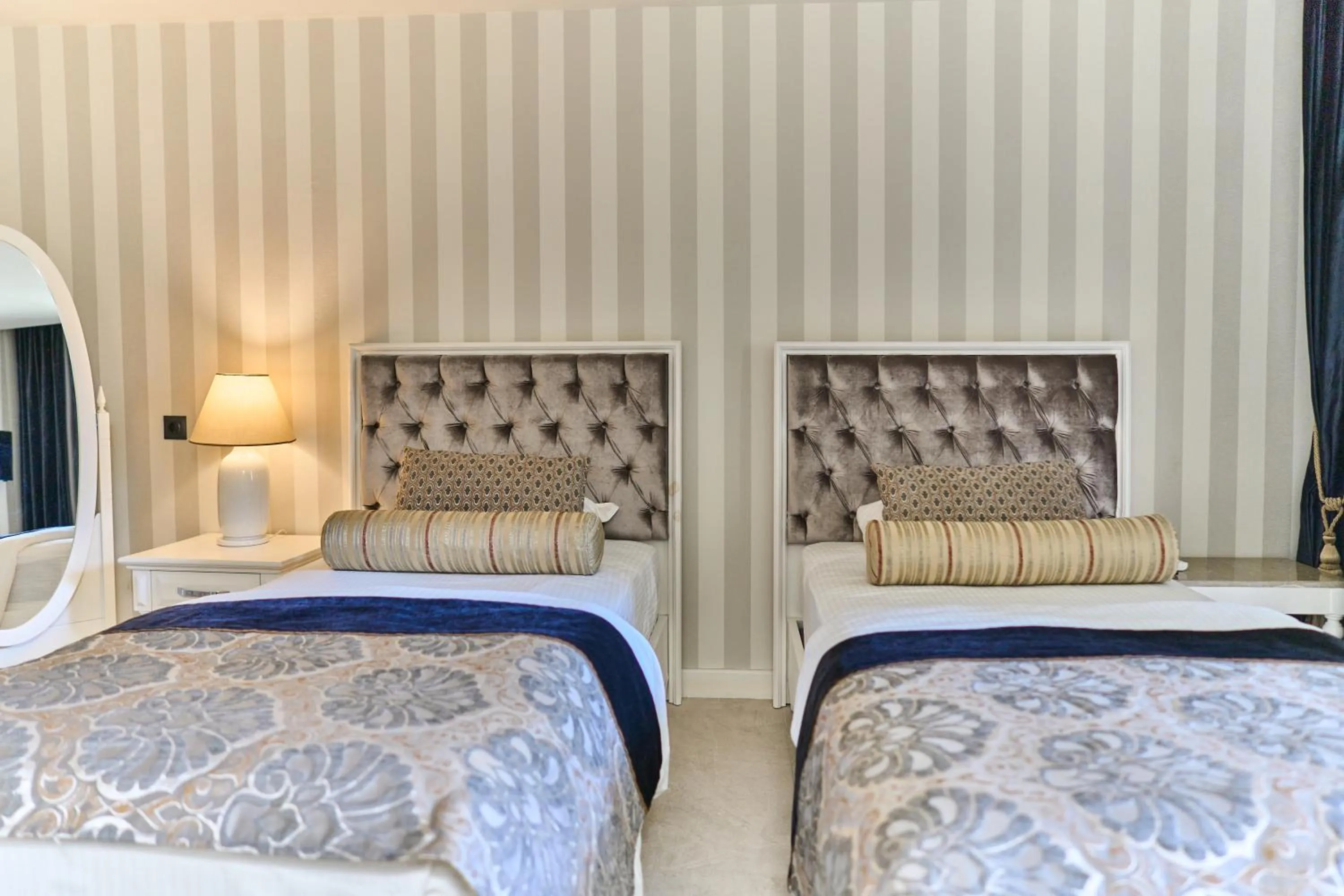 Bed in Salonika Suites