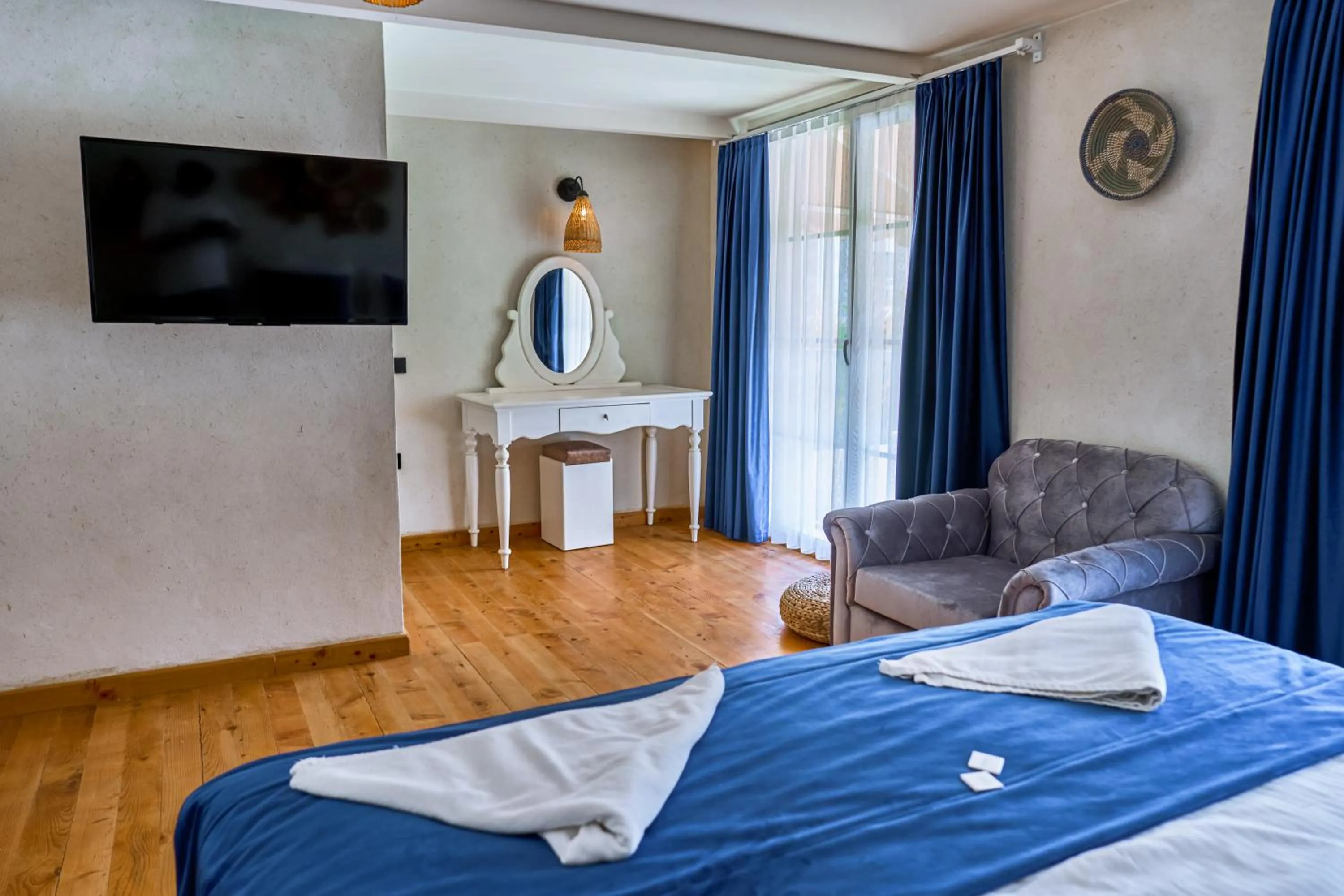 Bed in Salonika Suites