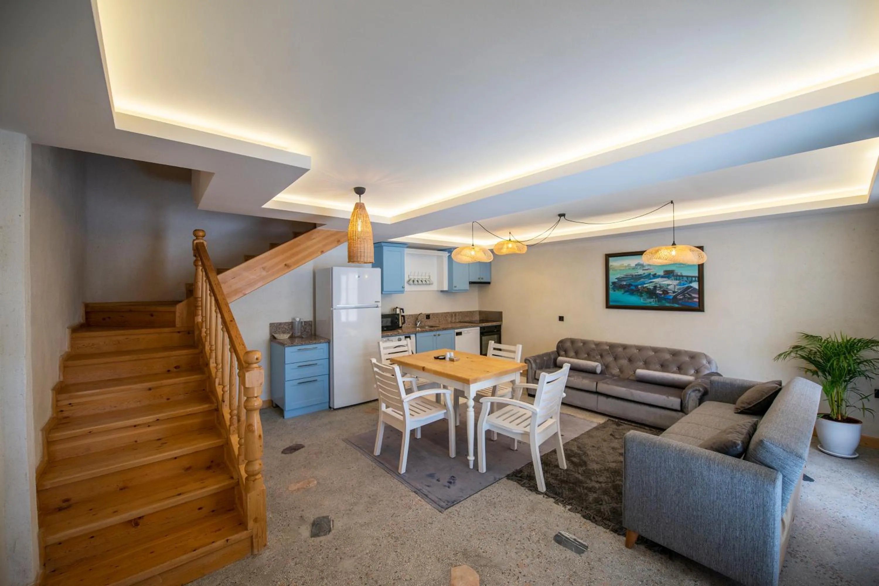 Kitchen or kitchenette in Salonika Suites