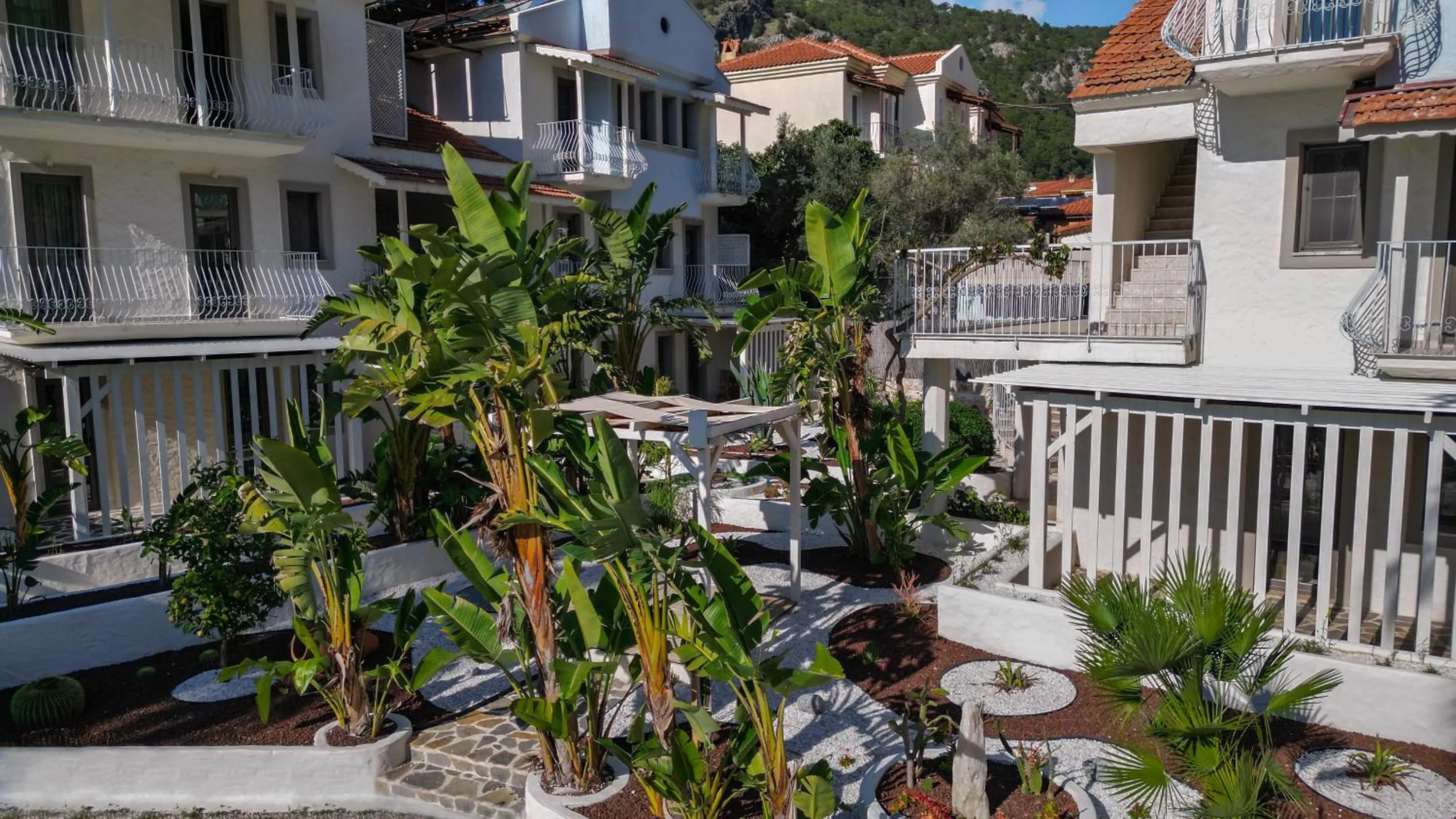 Garden view in Salonika Suites
