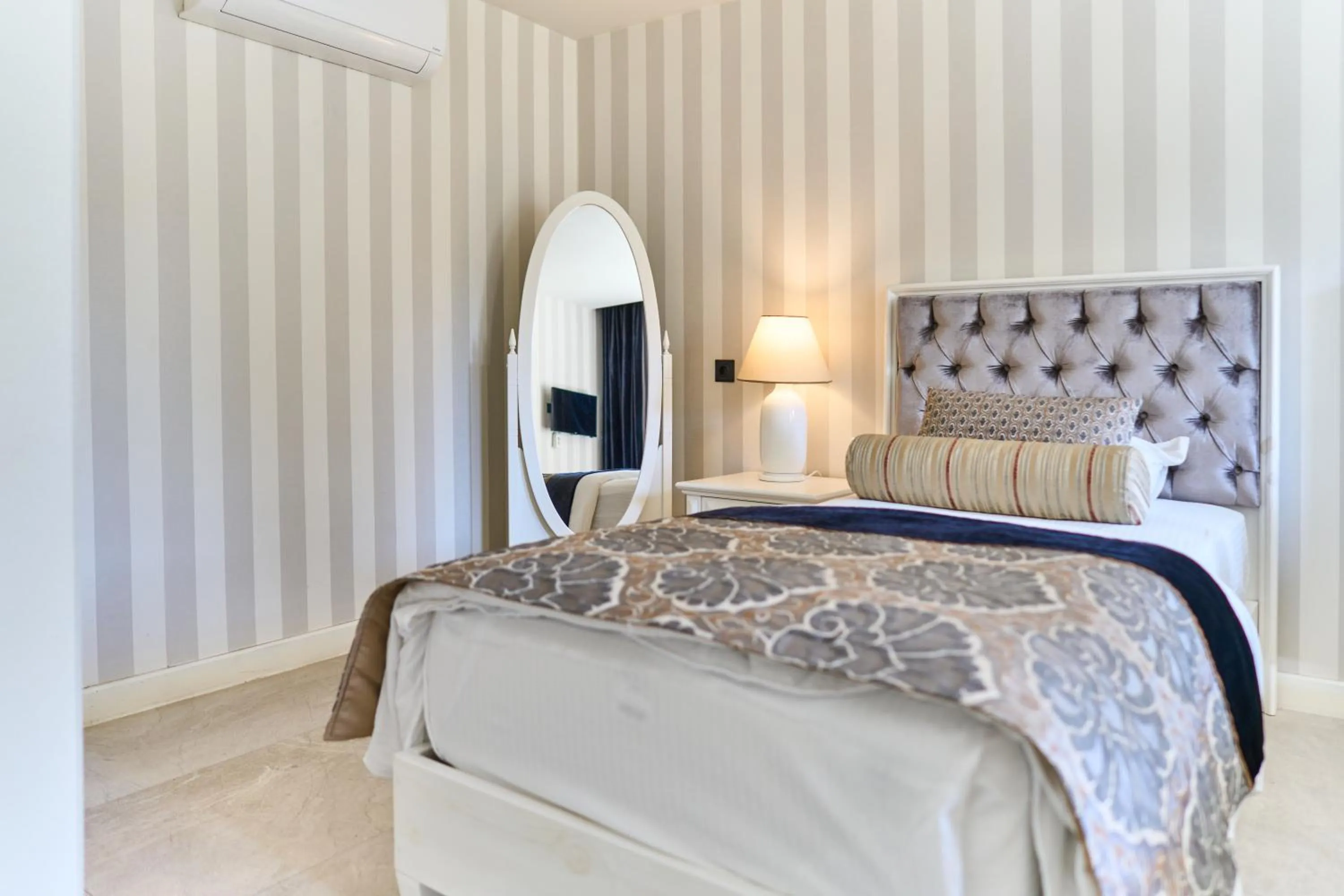 Bed in Salonika Suites