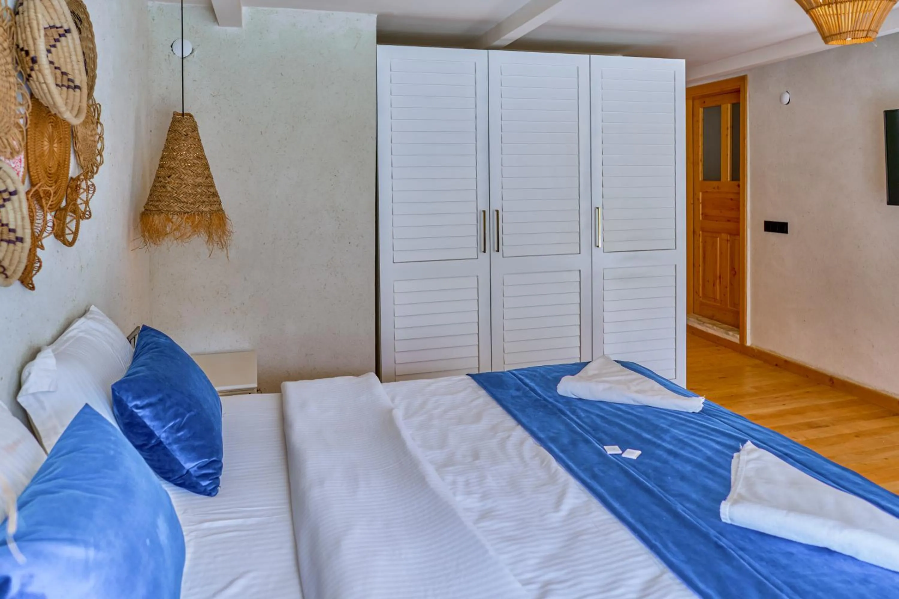 Bed in Salonika Suites