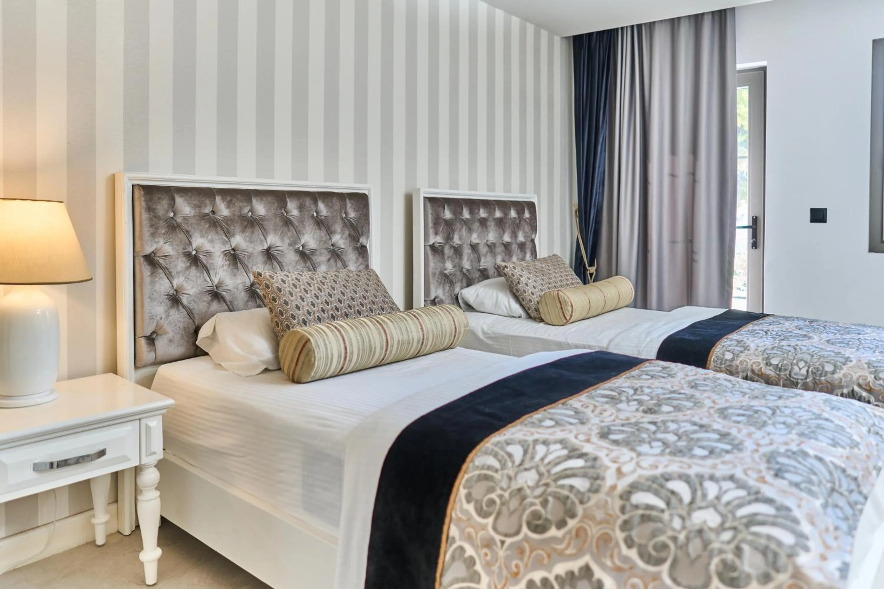 Bed in Salonika Suites
