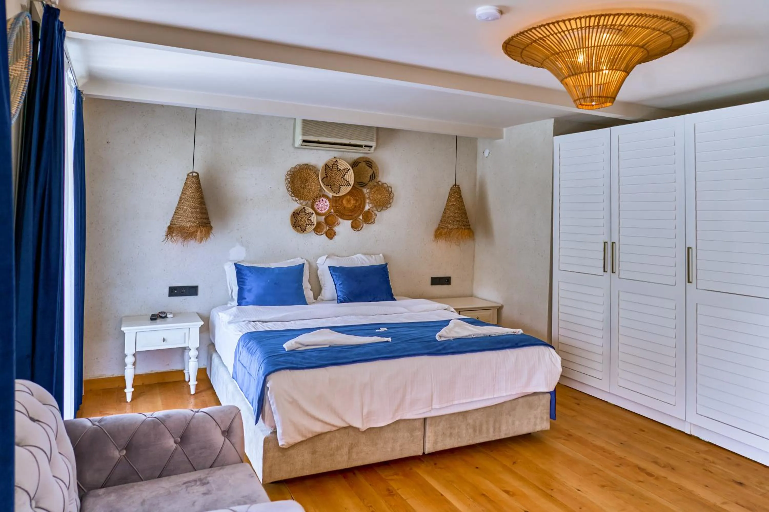 Bed in Salonika Suites