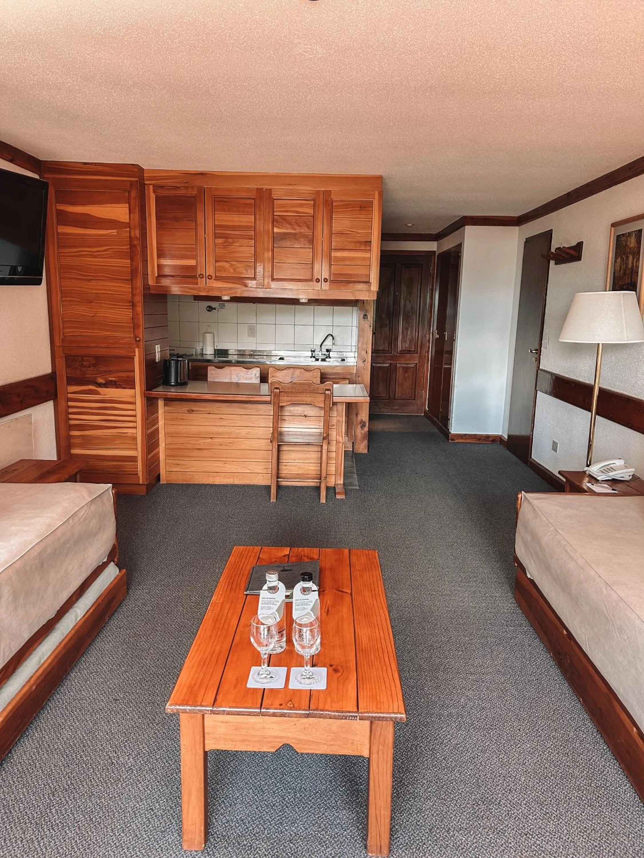 Decorative detail, Bed in Hotel Catedral Patagonia Ski & Wellness