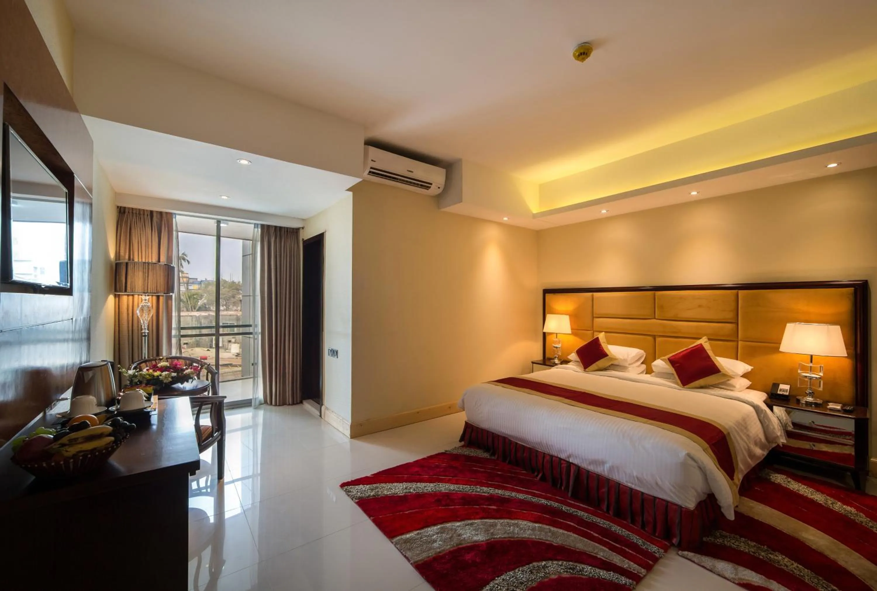 Photo of the whole room, Bed in Grand Palace Hotel & Resorts Rangpur