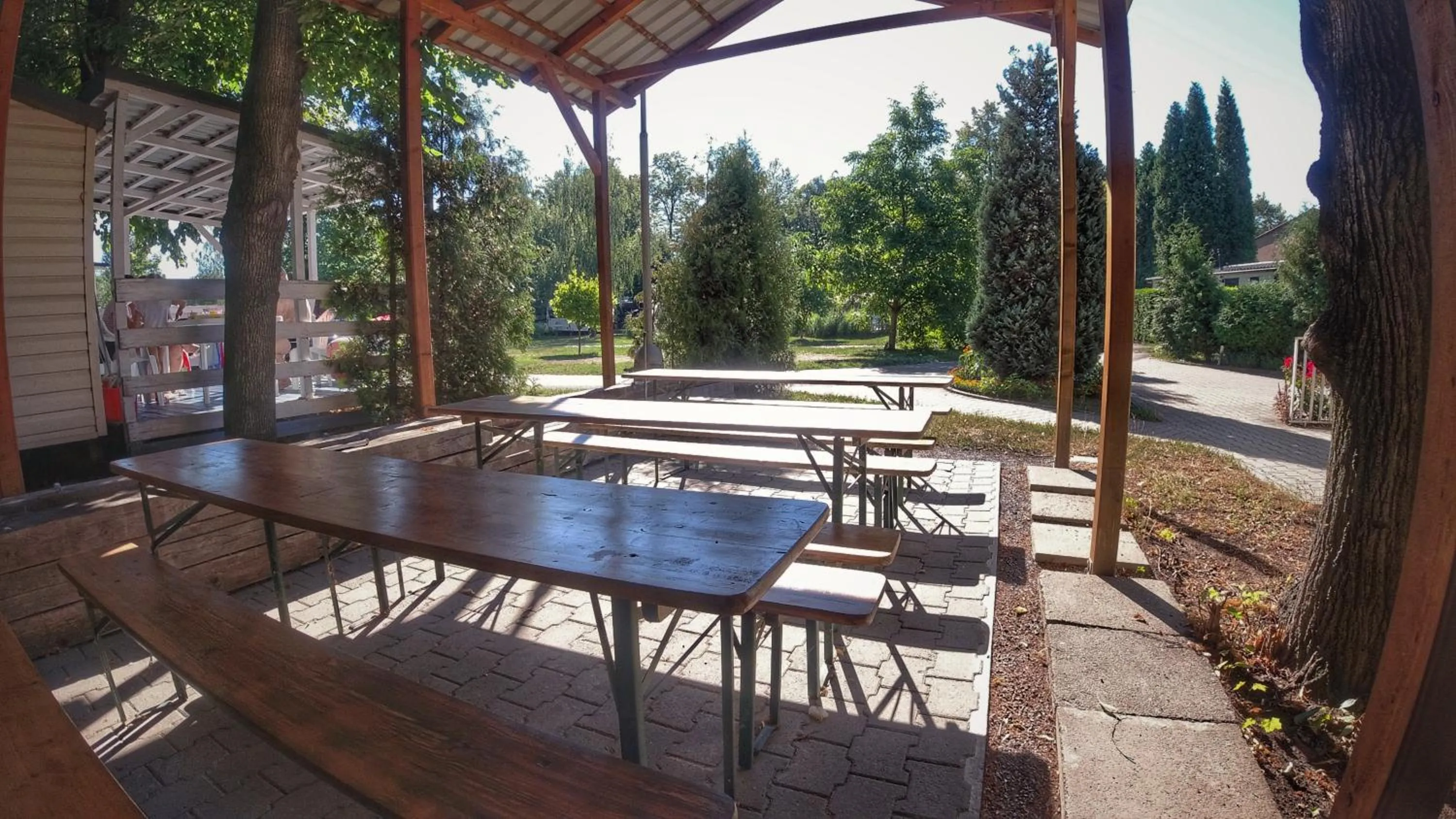 Seating area in Camping Sokol Praha