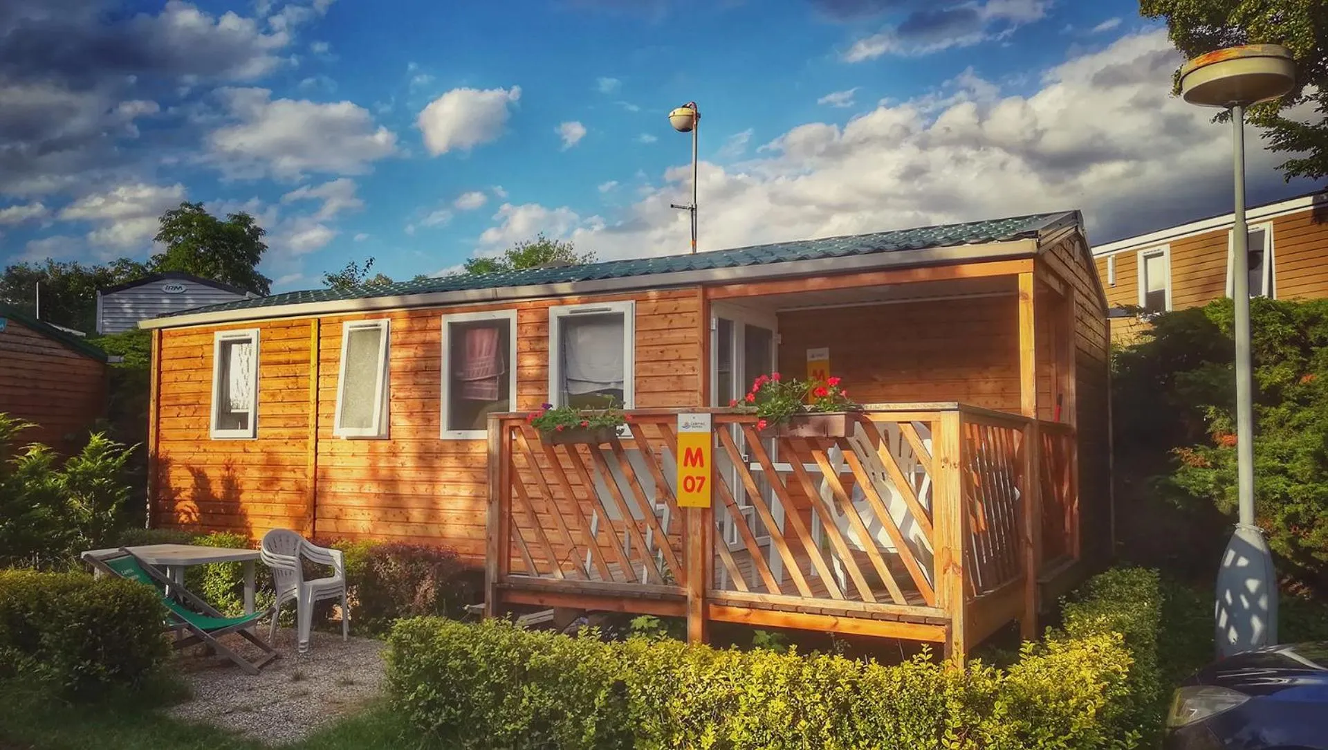Patio in Camping Sokol Praha