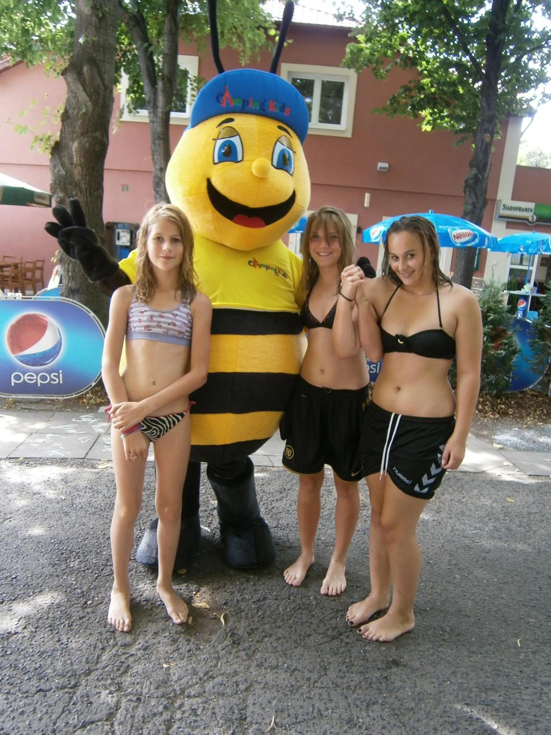 Children play ground in Camping Sokol Praha